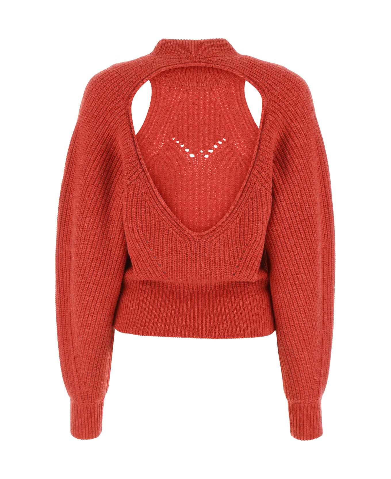 Isabel Marant Red Wool Blend Palma Sweater - Pink