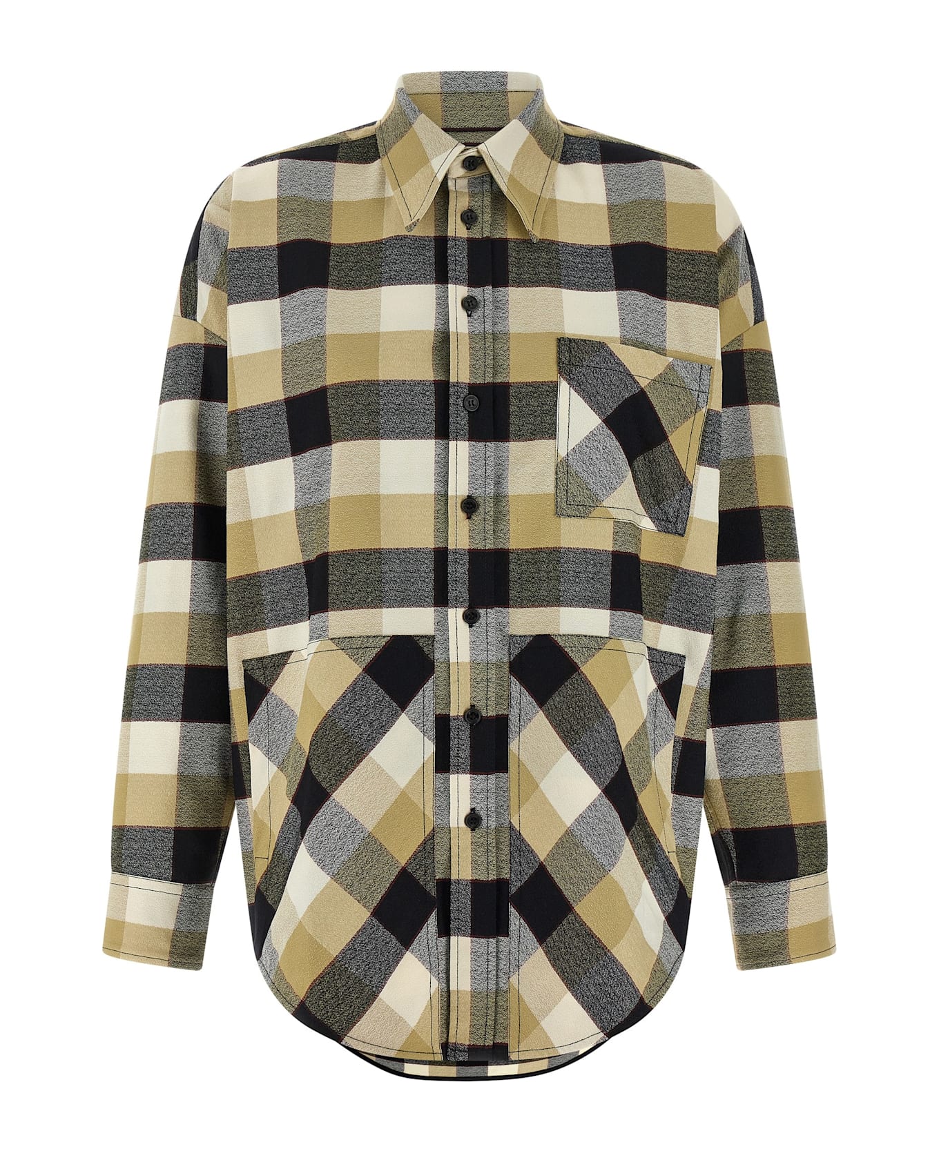 Missoni Check Pattern Shirt - Beige