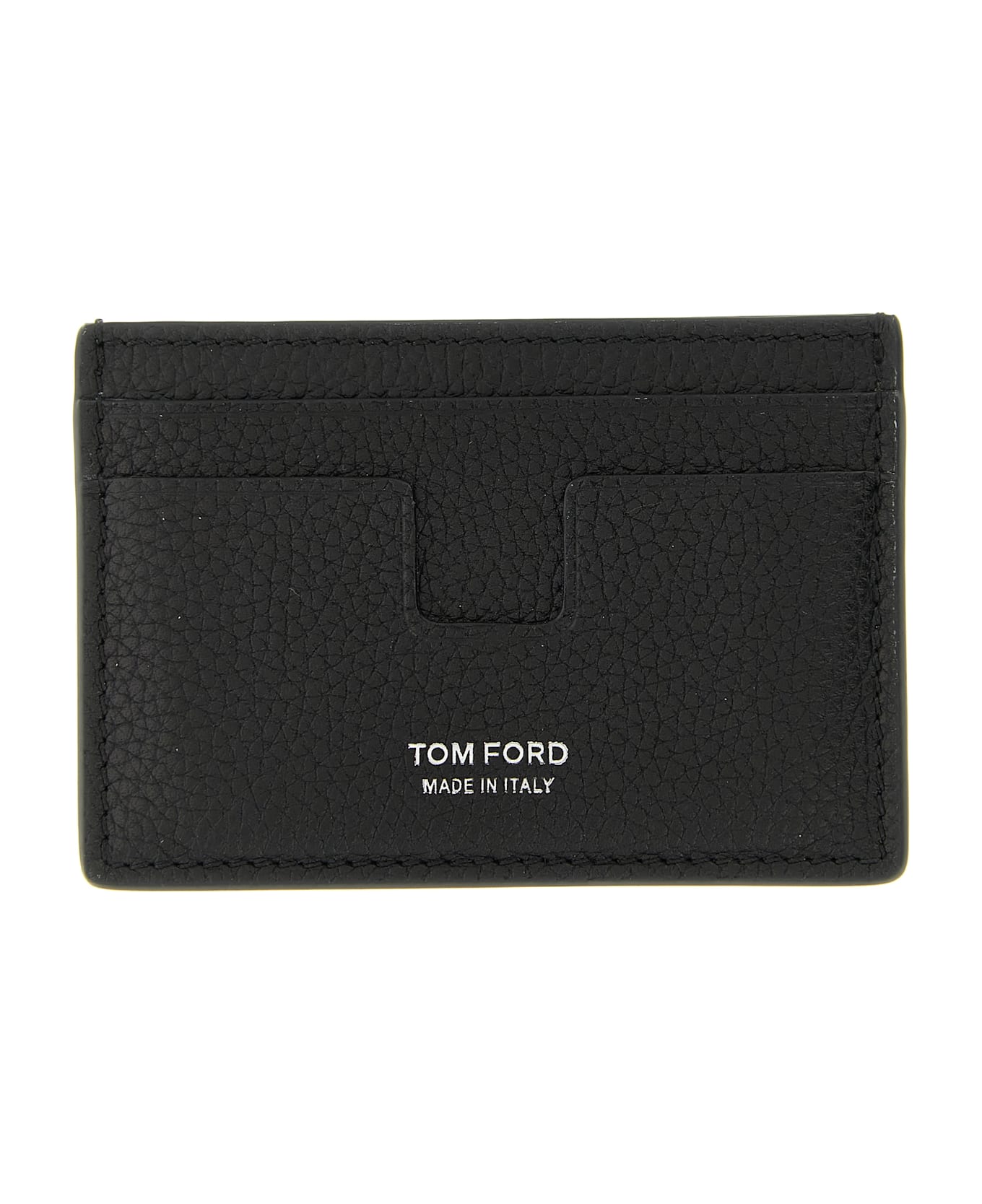 Tom Ford Hammered Card Holder - Black  