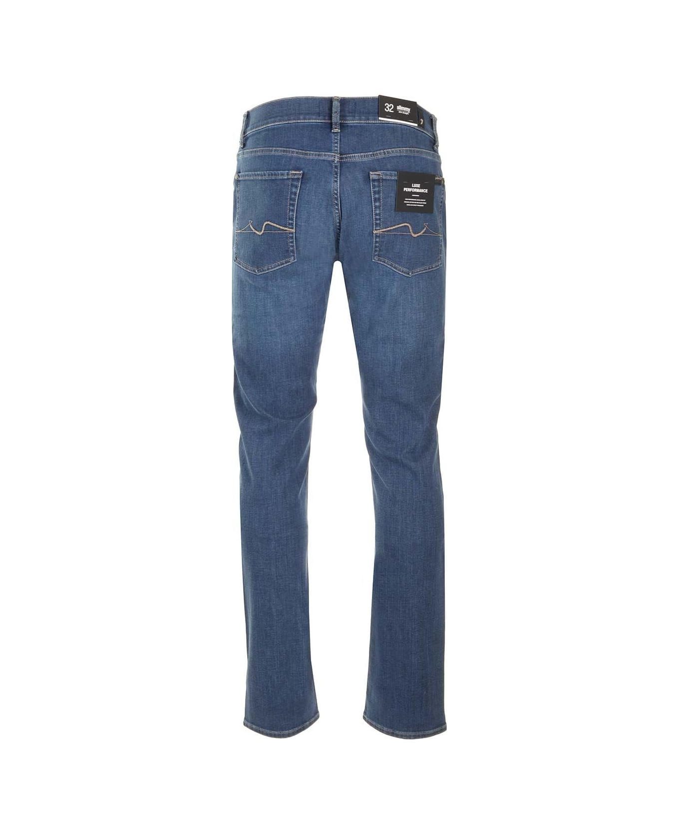 7 For All Mankind Slimmy Luxe Performance Alize - Blue