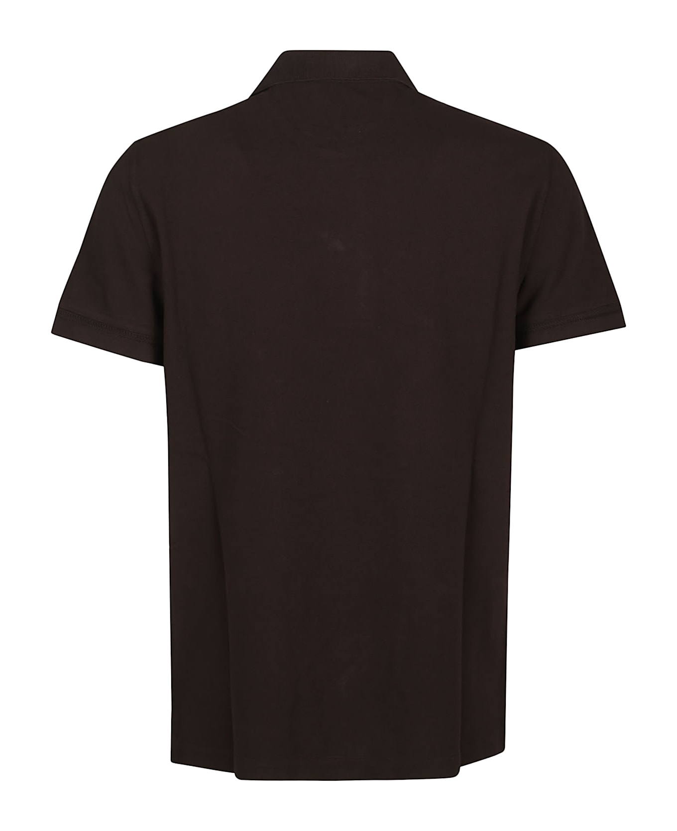 Tom Ford Tennis Piquet Polo Shirt - Dark Brown