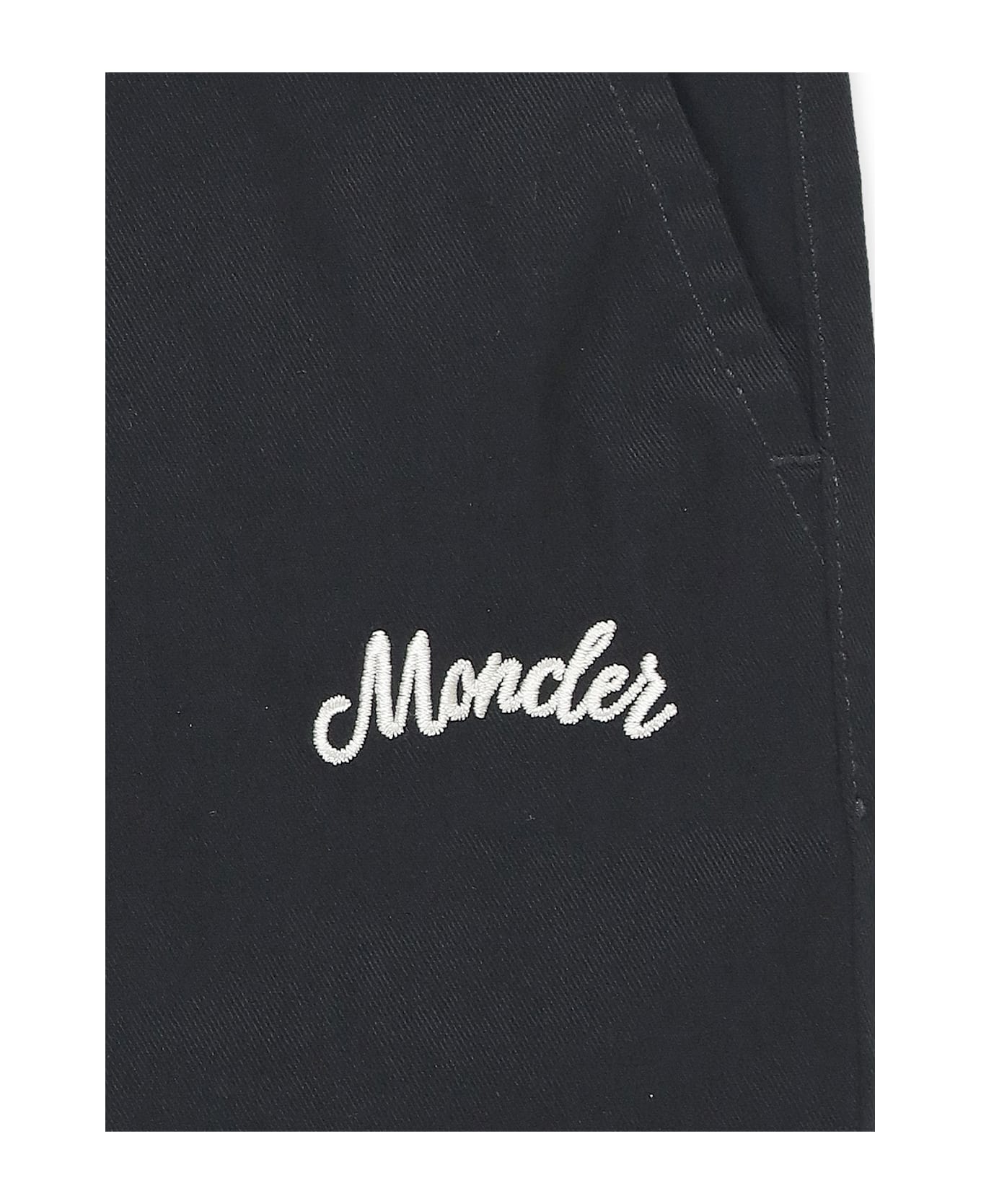 Moncler Logoed Pants - Black