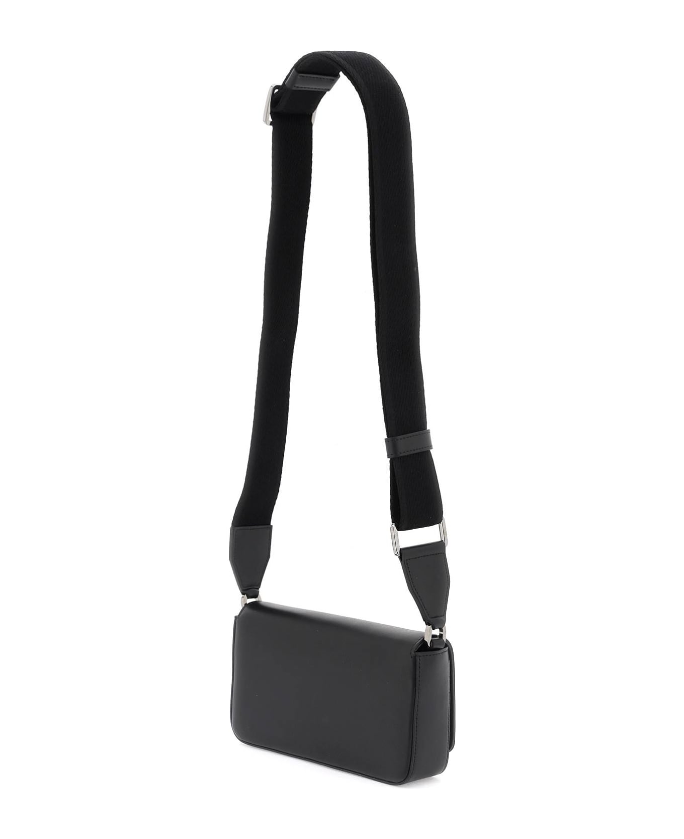 Dolce & Gabbana Leather Mini Crossbody Bag - Black