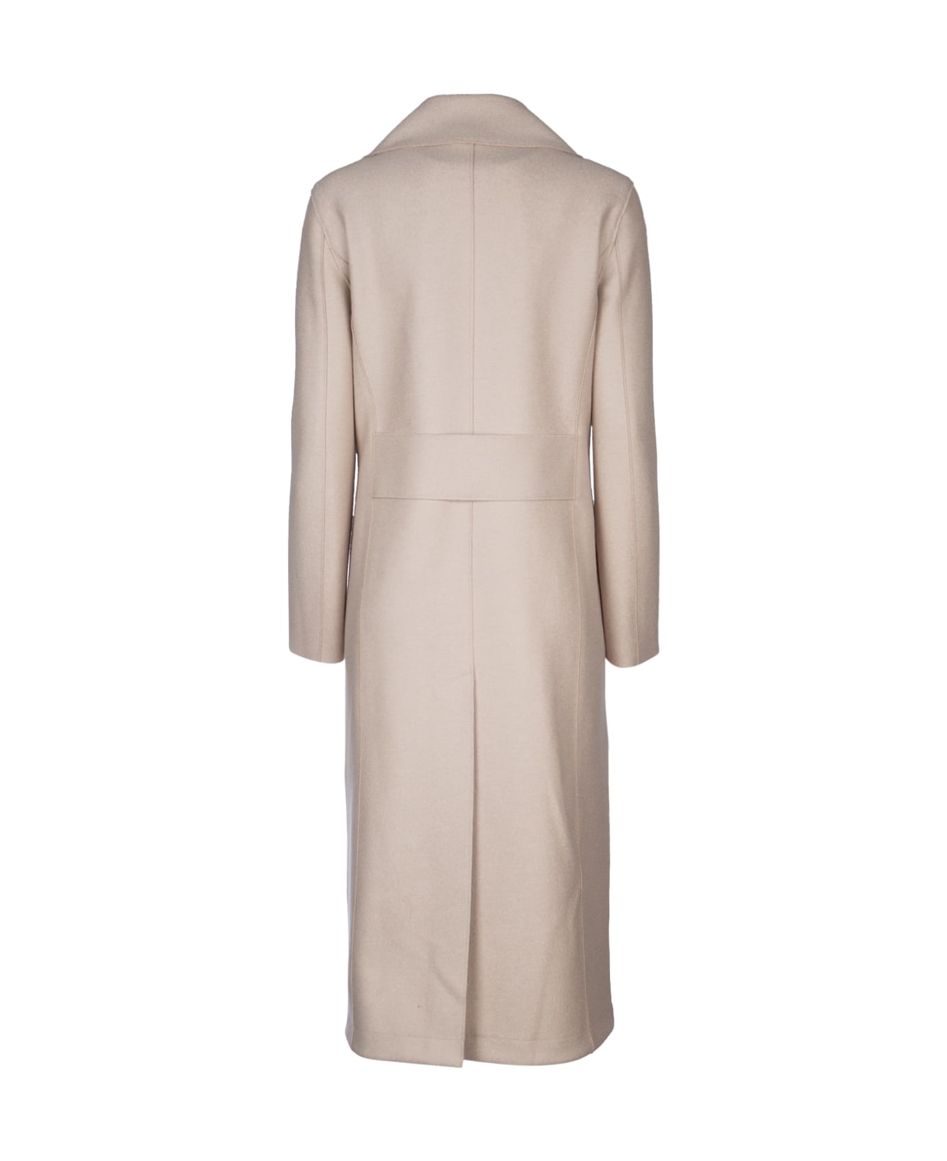 Harris Wharf London Women Military Coat - ALMOND