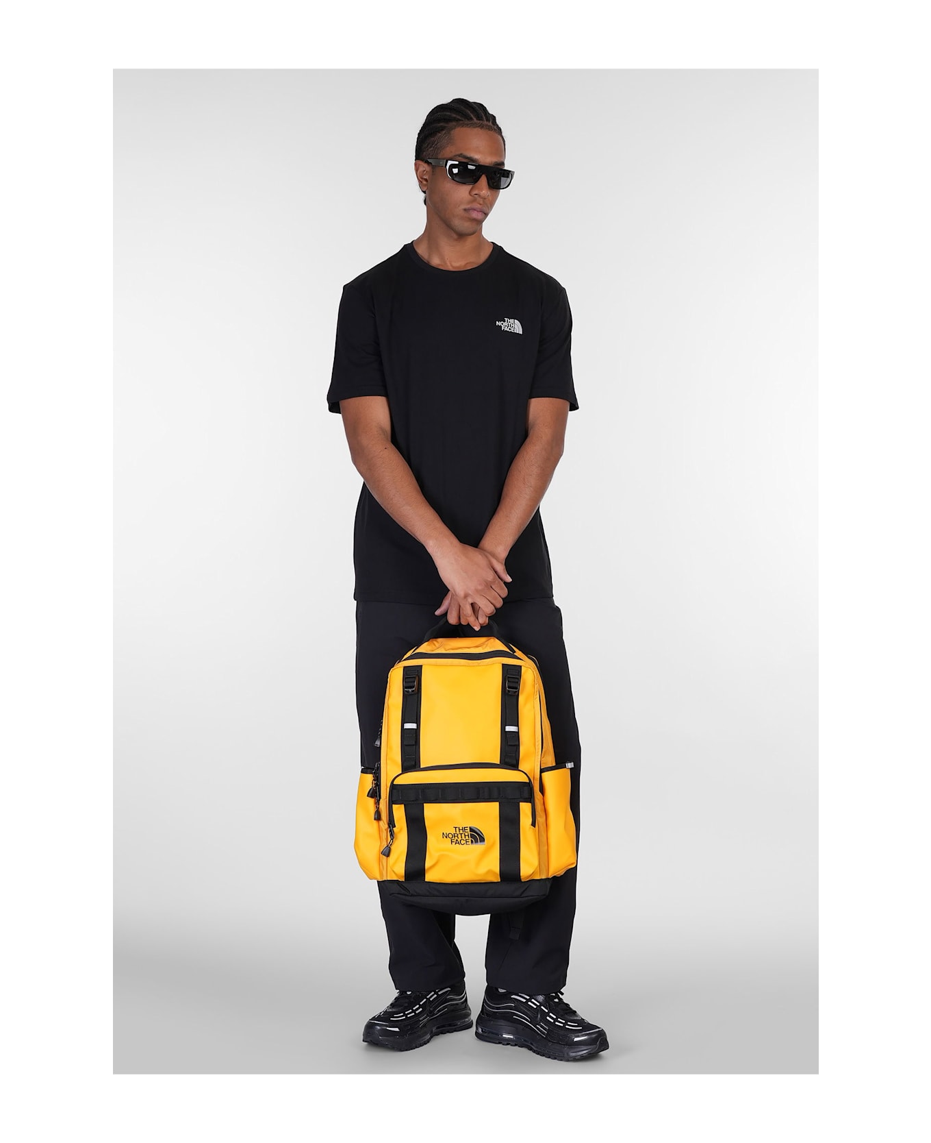 The North Face Ss Ref Box Nse Tee T-shirt In Black Cotton - black