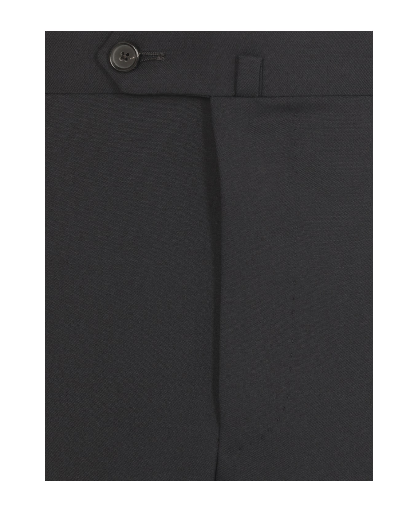 Caruso Wool Suit - Blue