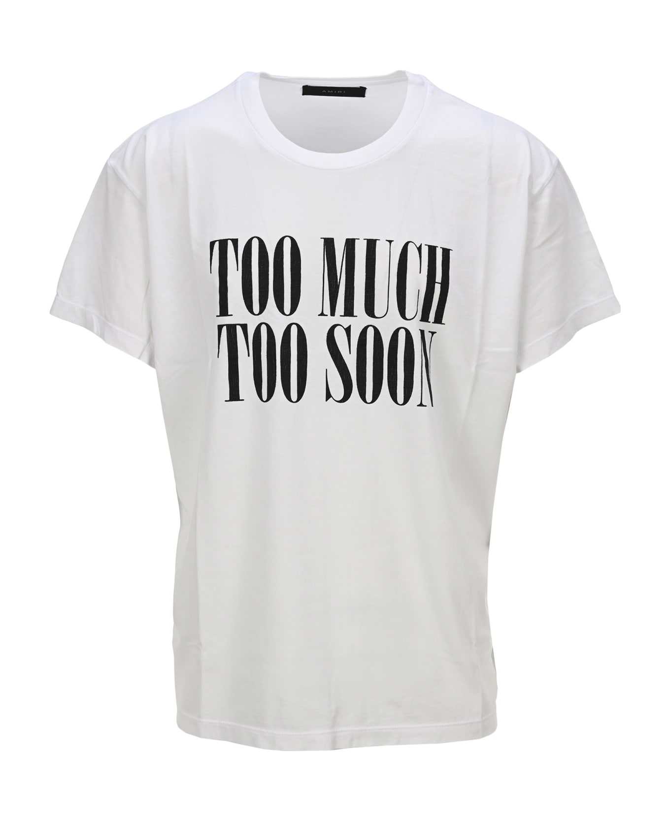 AMIRI "too Much Too Soon" T-shirt - WHITE