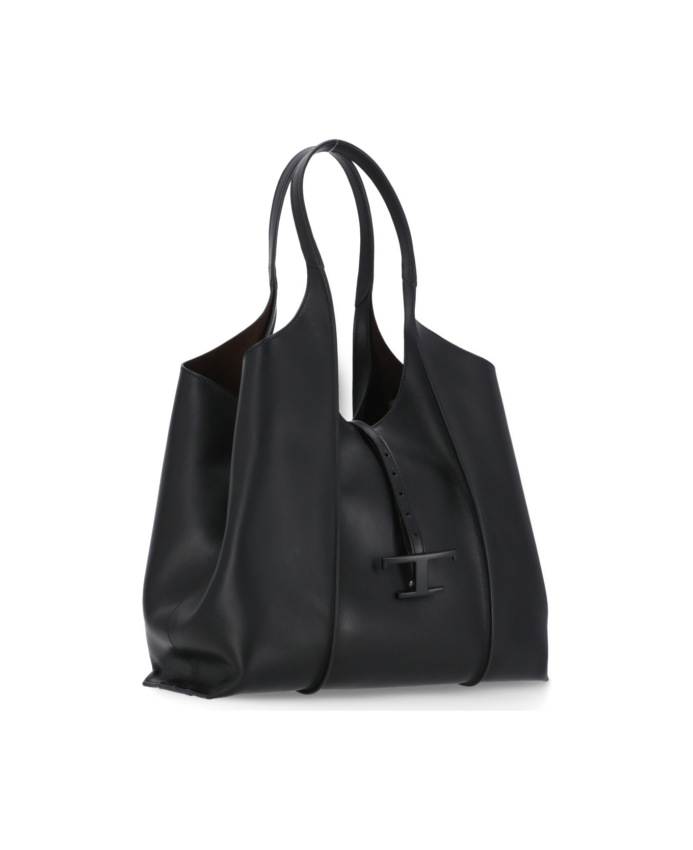 Tod's Leather Shoulder Bag - Black