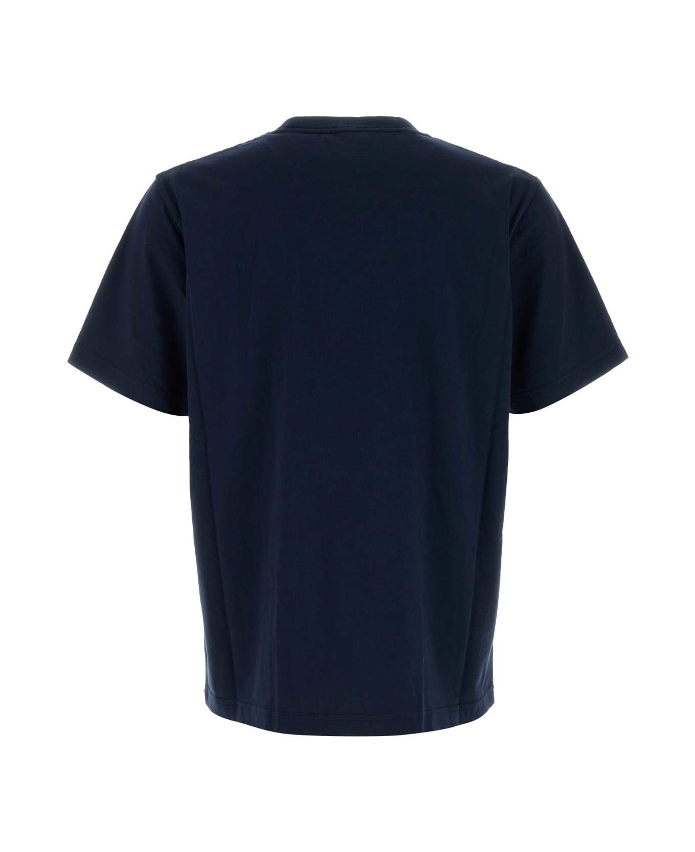 Autry Navy Blue Cotton Autry X Maison Kitsunã© T-shirt - MK2B