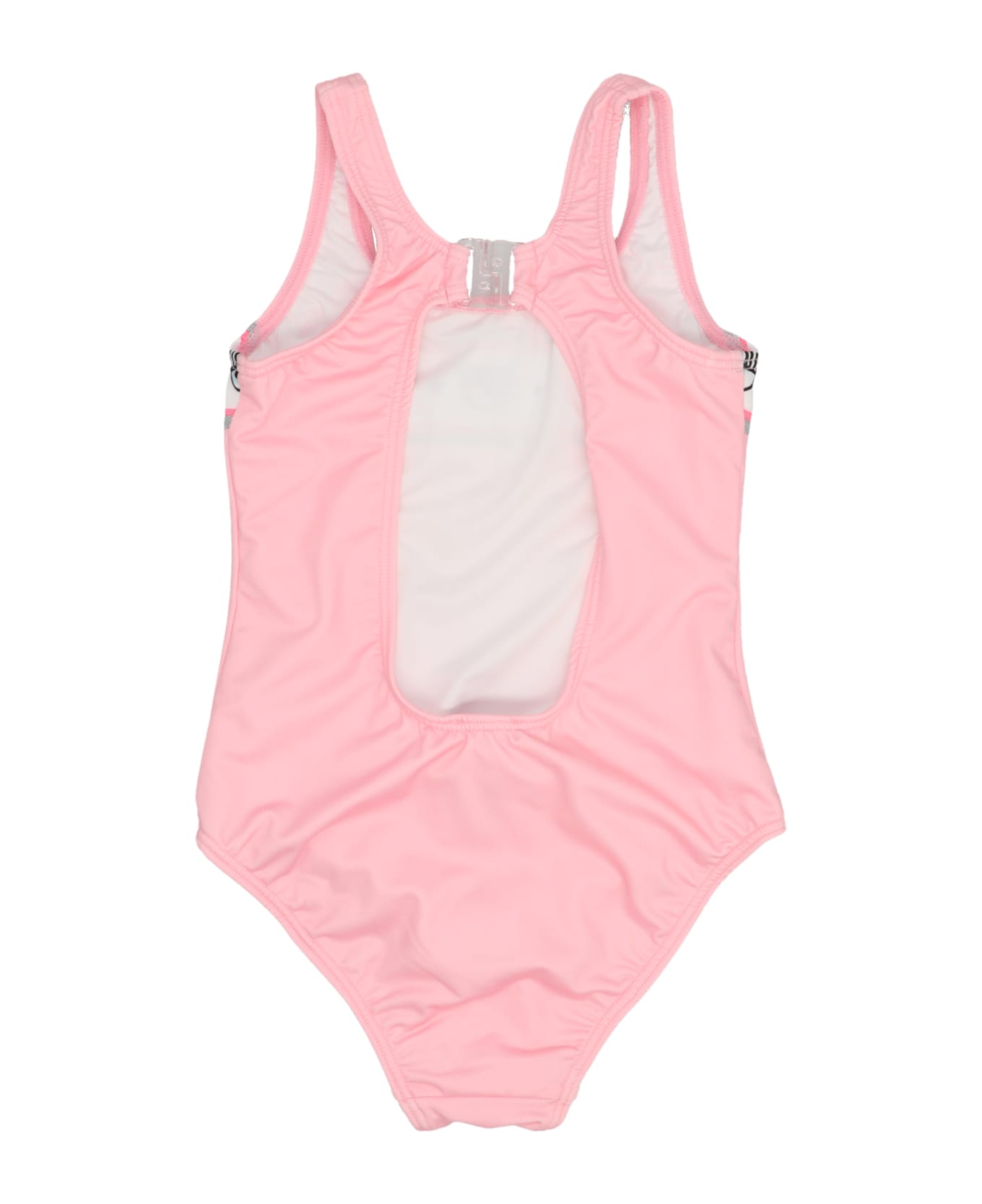 Chiara Ferragni 'maxi Logo Mania  One-piece Swimsuit - Pink