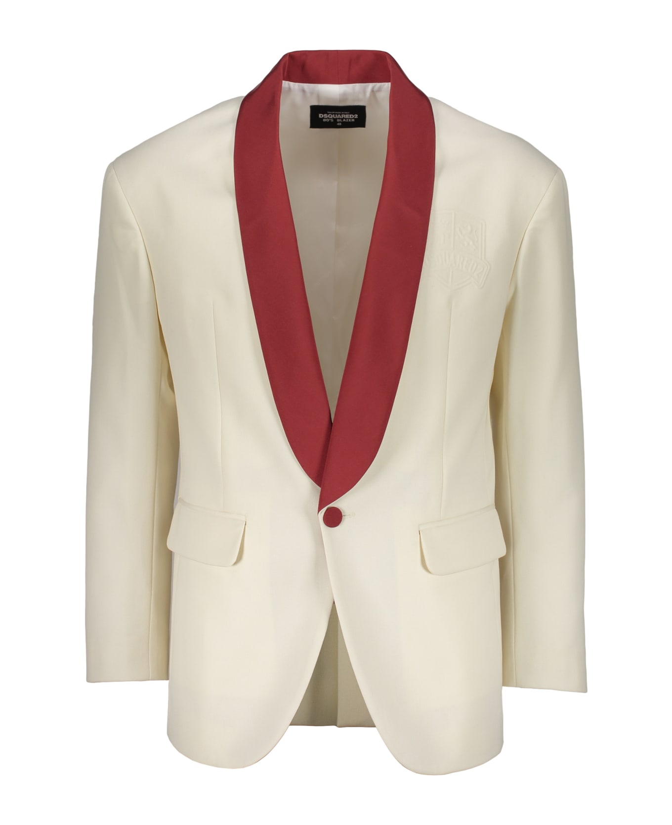 Dsquared2 Single-breasted Blazer - White