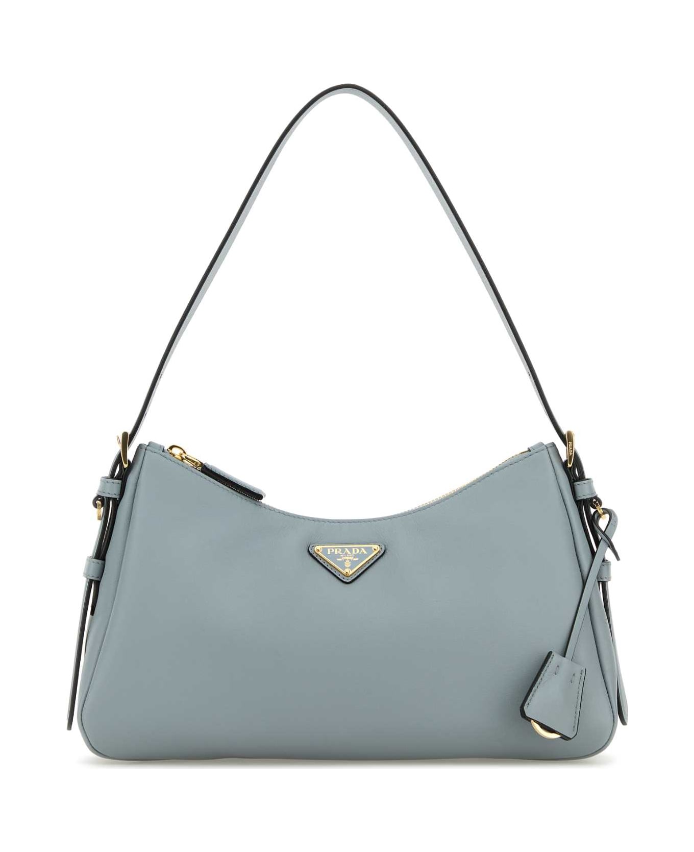 Prada Powder Blue Leather Medium Aimã©e Shoulder Bag - Opaline