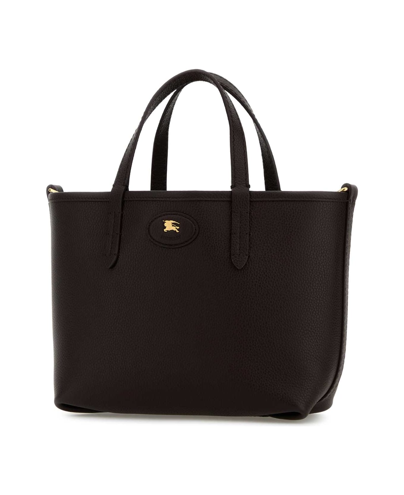 Burberry Dark Brown Mini Bloomsbury Reversible Handbag - PEATSANDGOLD