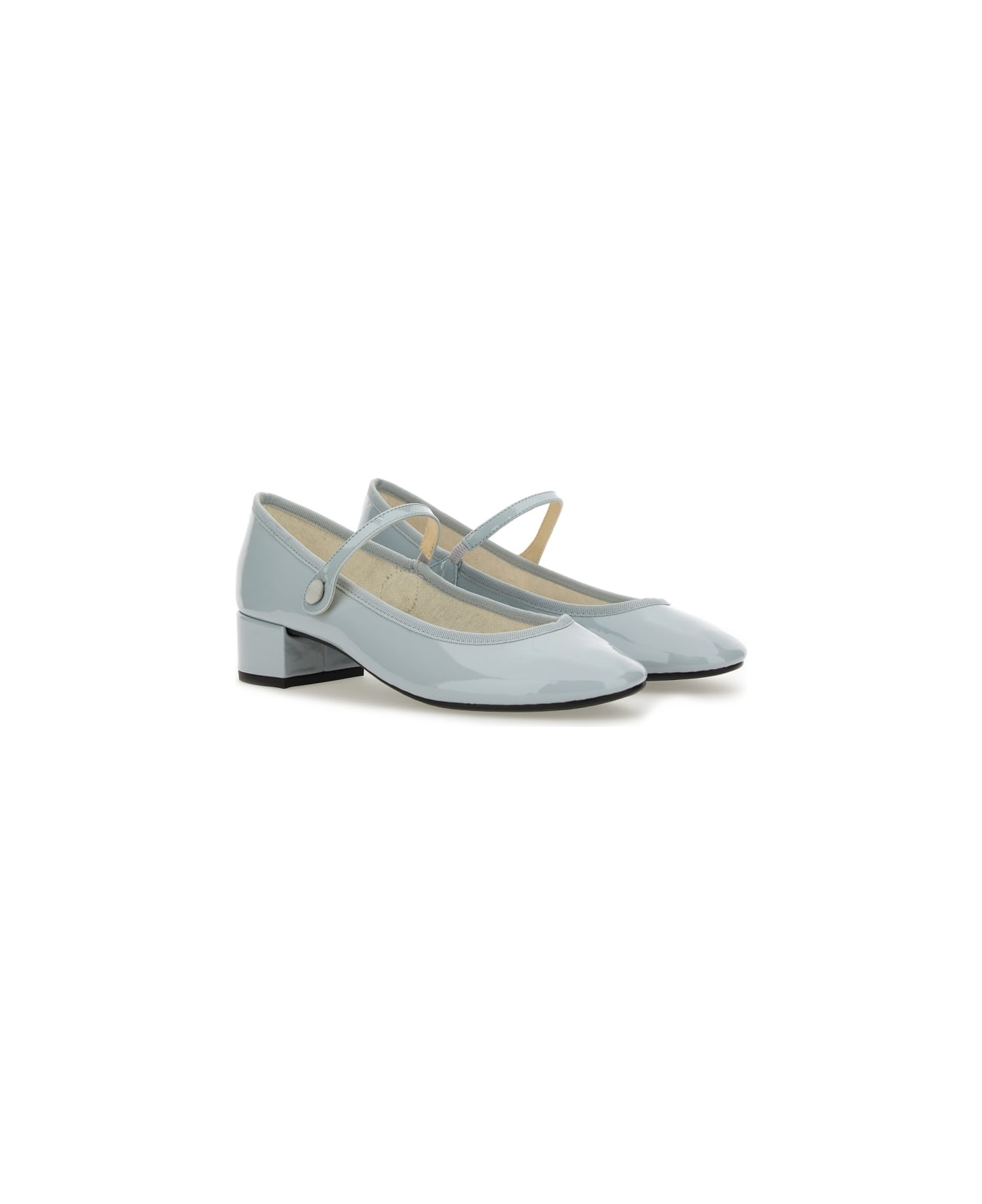 Repetto Mary Janes "rose" - BABY BLUE