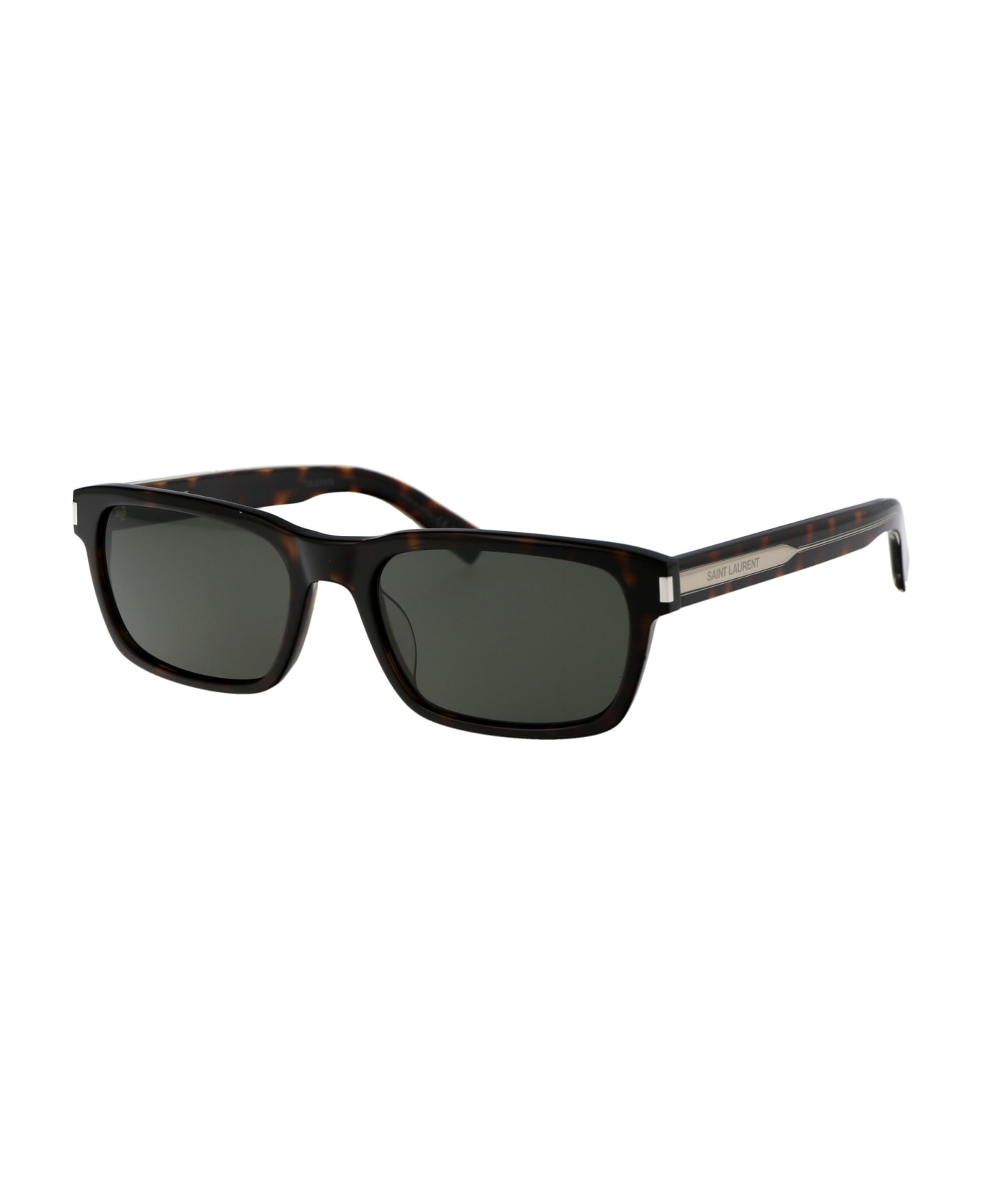 Saint Laurent Eyewear Sl 662 Sunglasses - 004 HAVANA CRYSTAL GREY