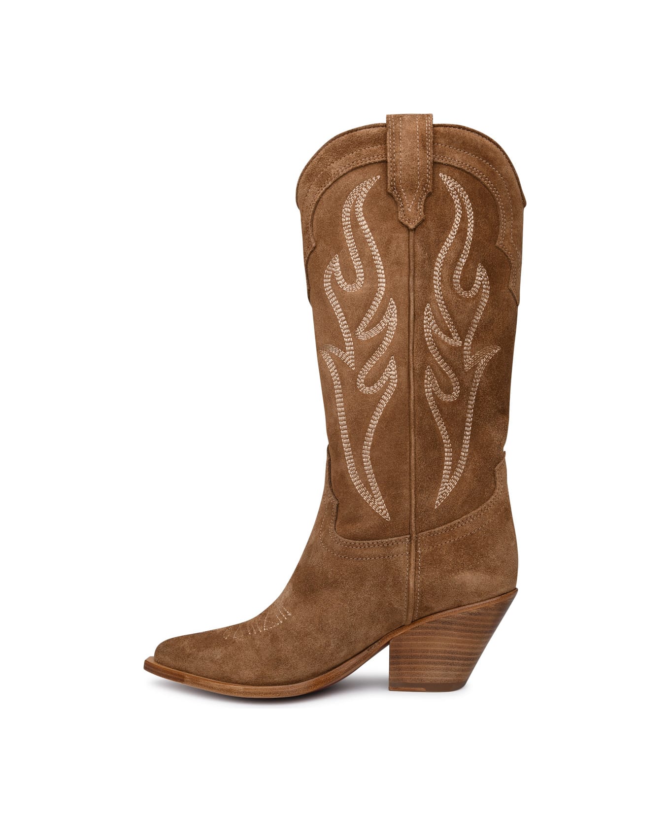 Sonora Santa Fe Beige Suede Boots - Brown ブーツ