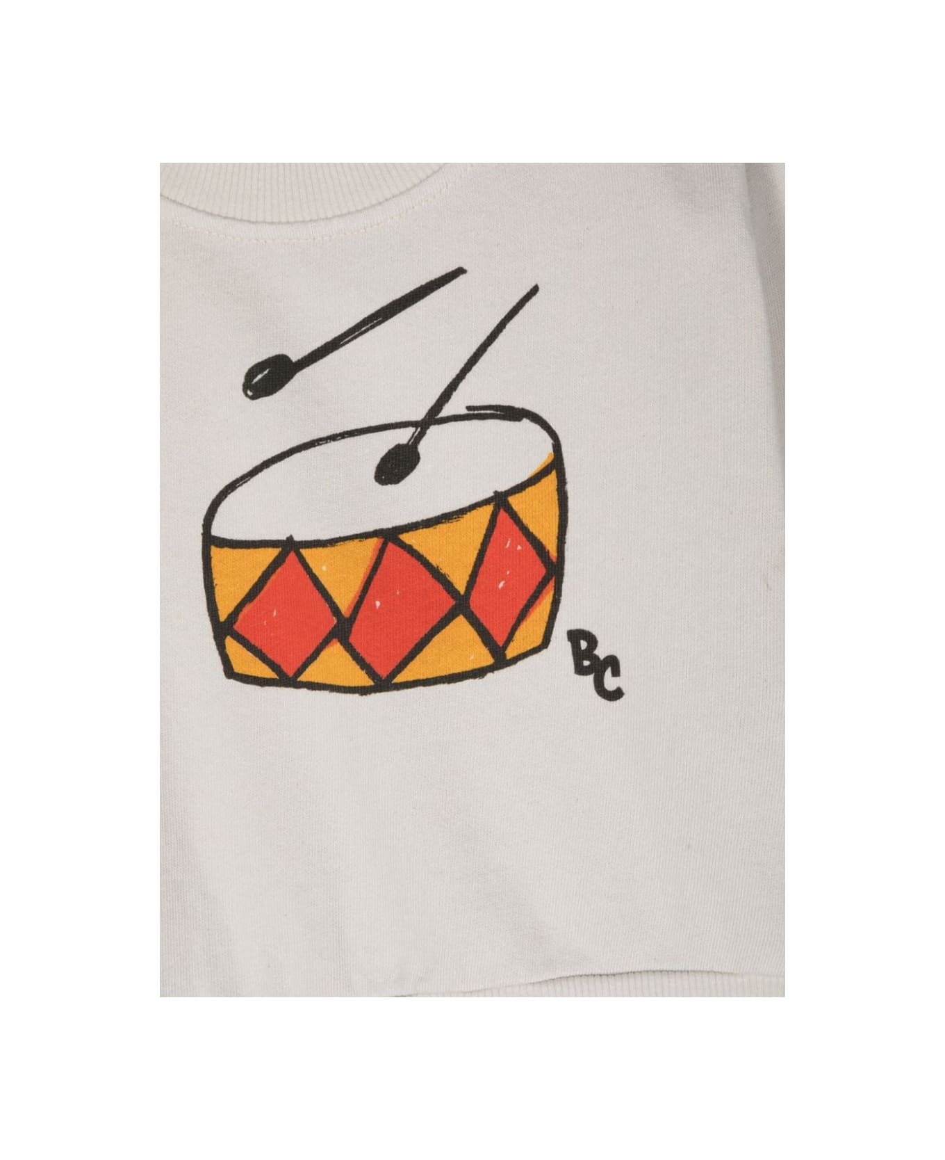 Bobo Choses Baby Play The Drum Sweatshirt - BEIGE