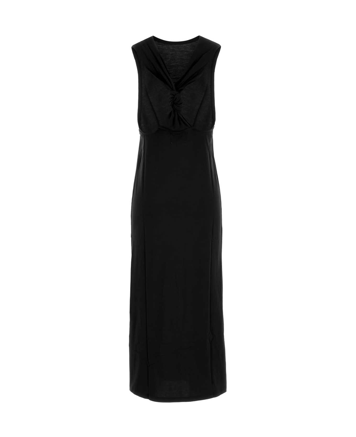 Loulou Studio Black Cotton Rayna Dress - BLACK