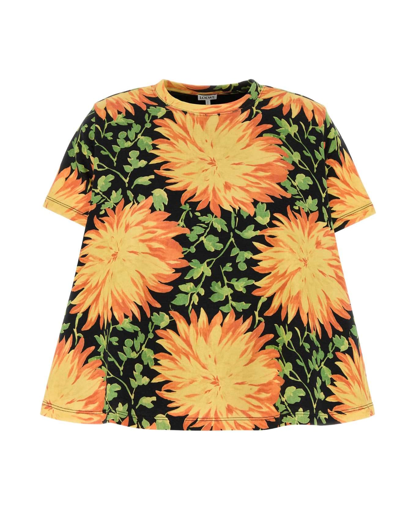 Printed Cotton Blend T-shi - Thumbnail 2