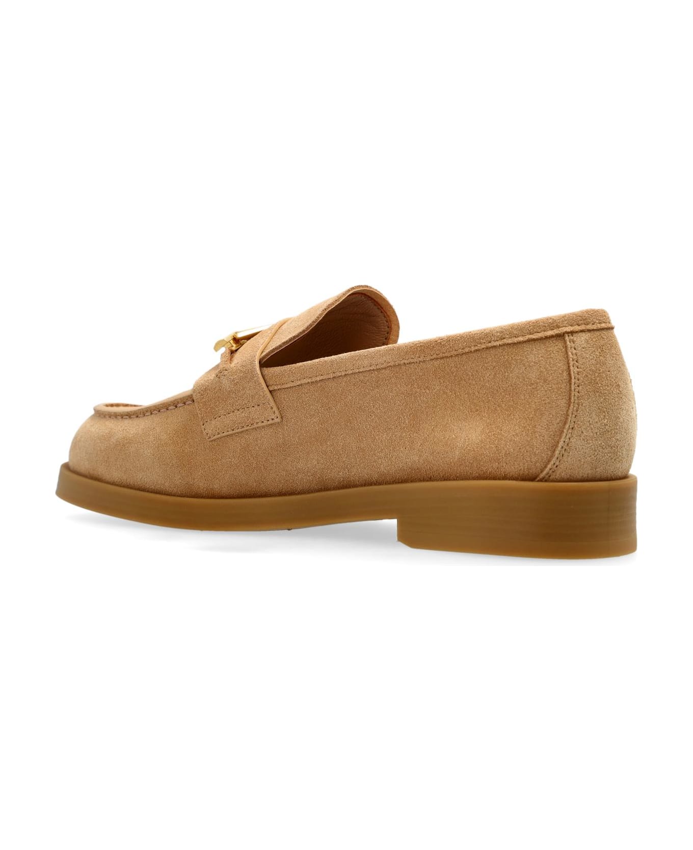 Jimmy Choo Suede Shoes Maddie Type Loafers - Biscuit