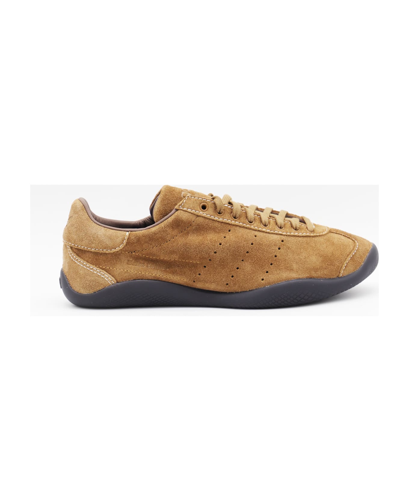Adidas Brown Leather Lo Pro Suede Sneakers - Supcol/earstr/utiblk
