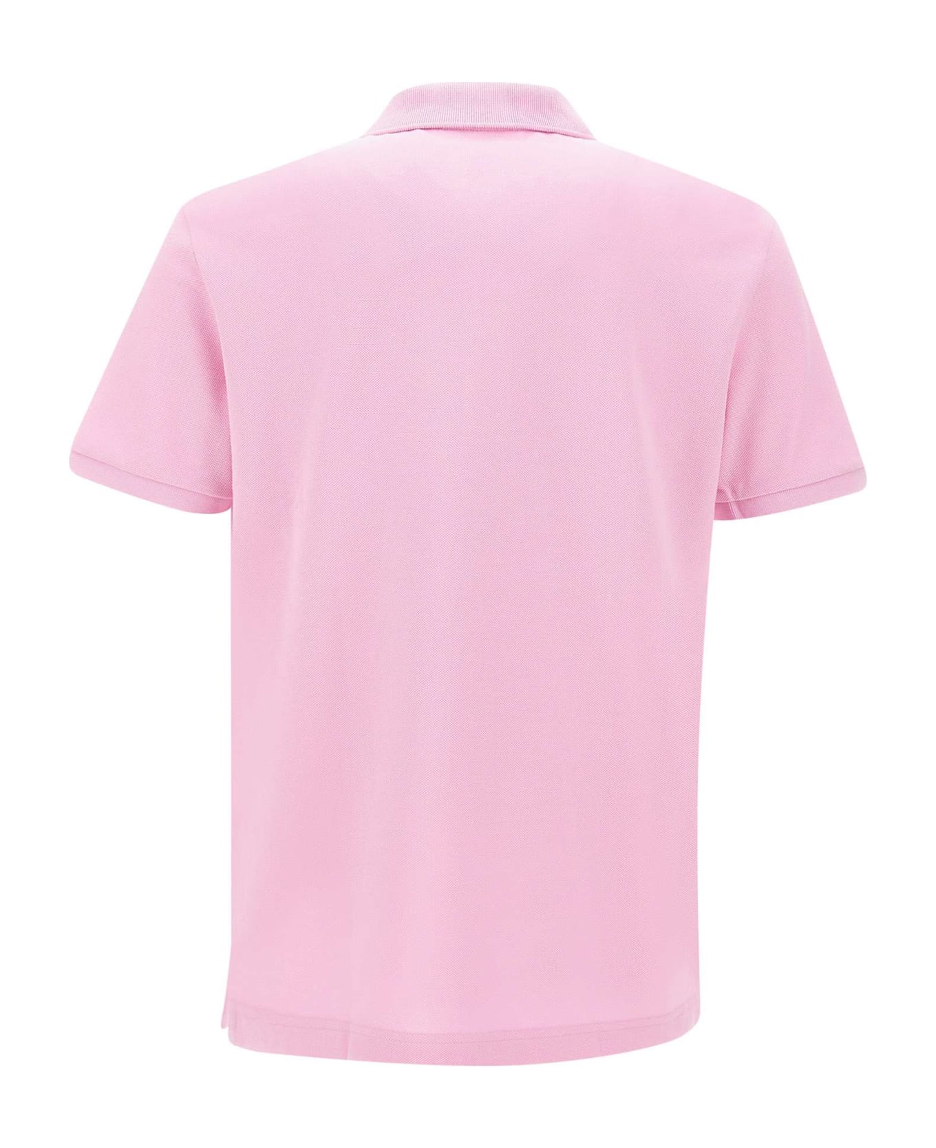 Lacoste Cotton Piquet Polo Shirt - PINK