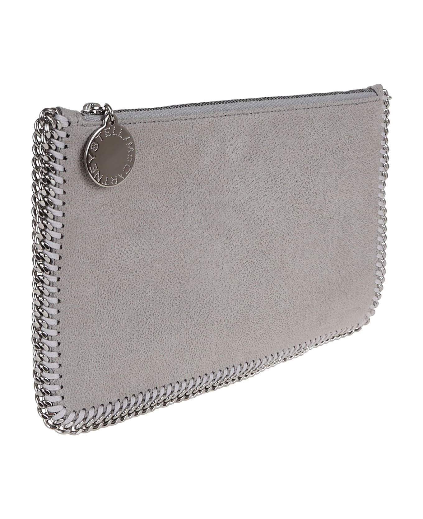 Stella McCartney Falabella Shaggy Deer Pouch Bag - Light Grey