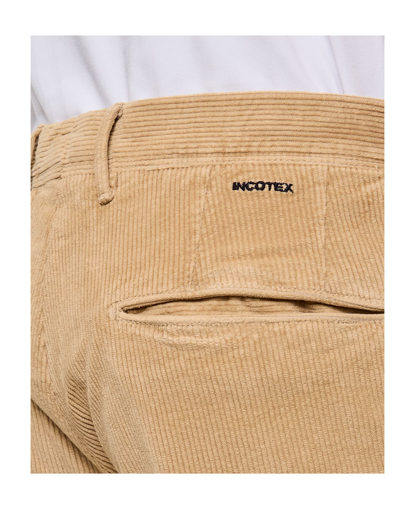 Incotex Velvet Trousers - Beige