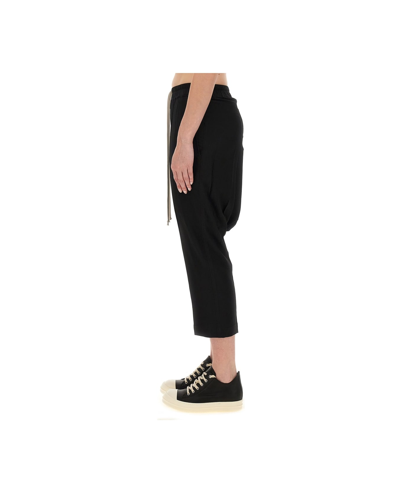 Rick Owens Cropped Pants - Black