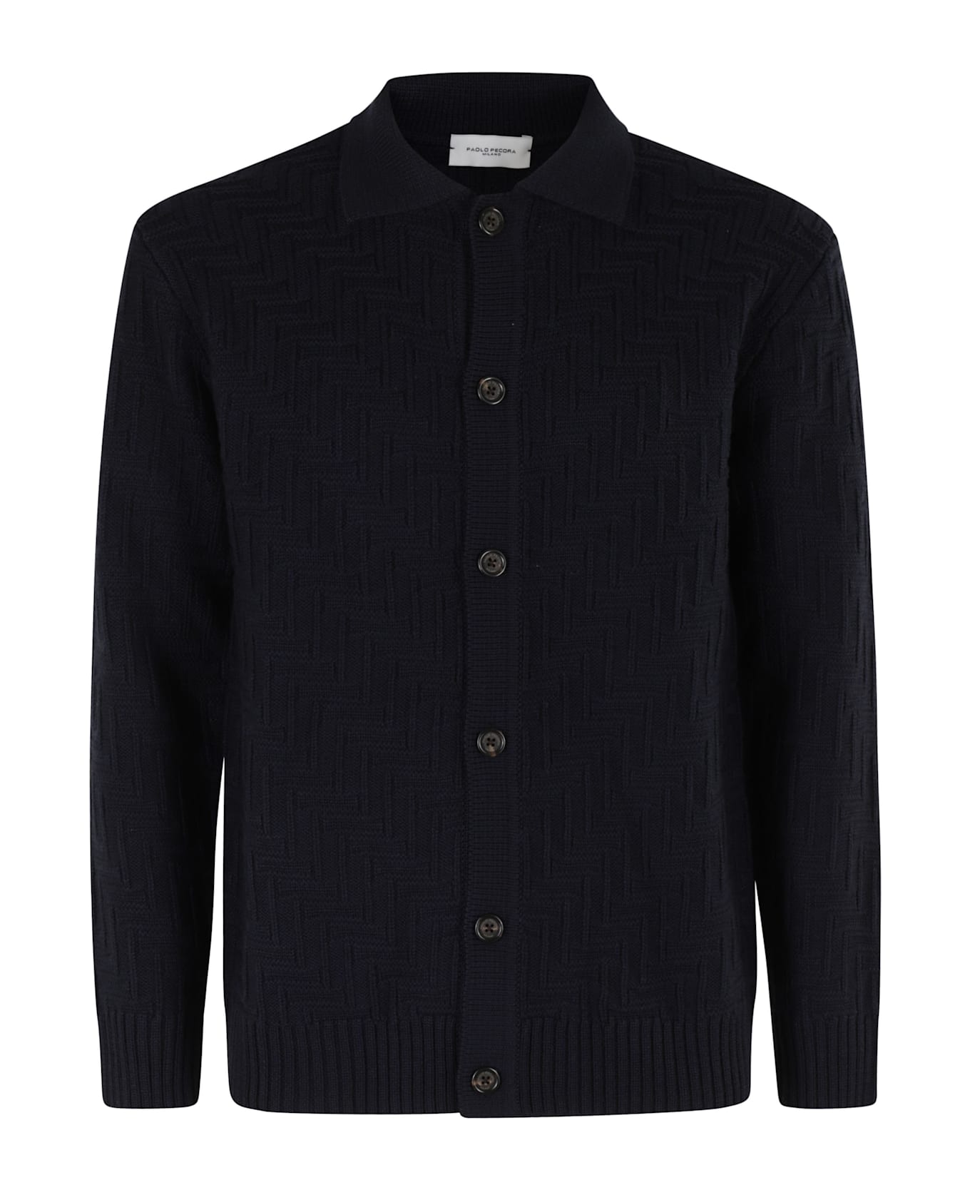 Paolo Pecora Maglia Cardigan - Blu