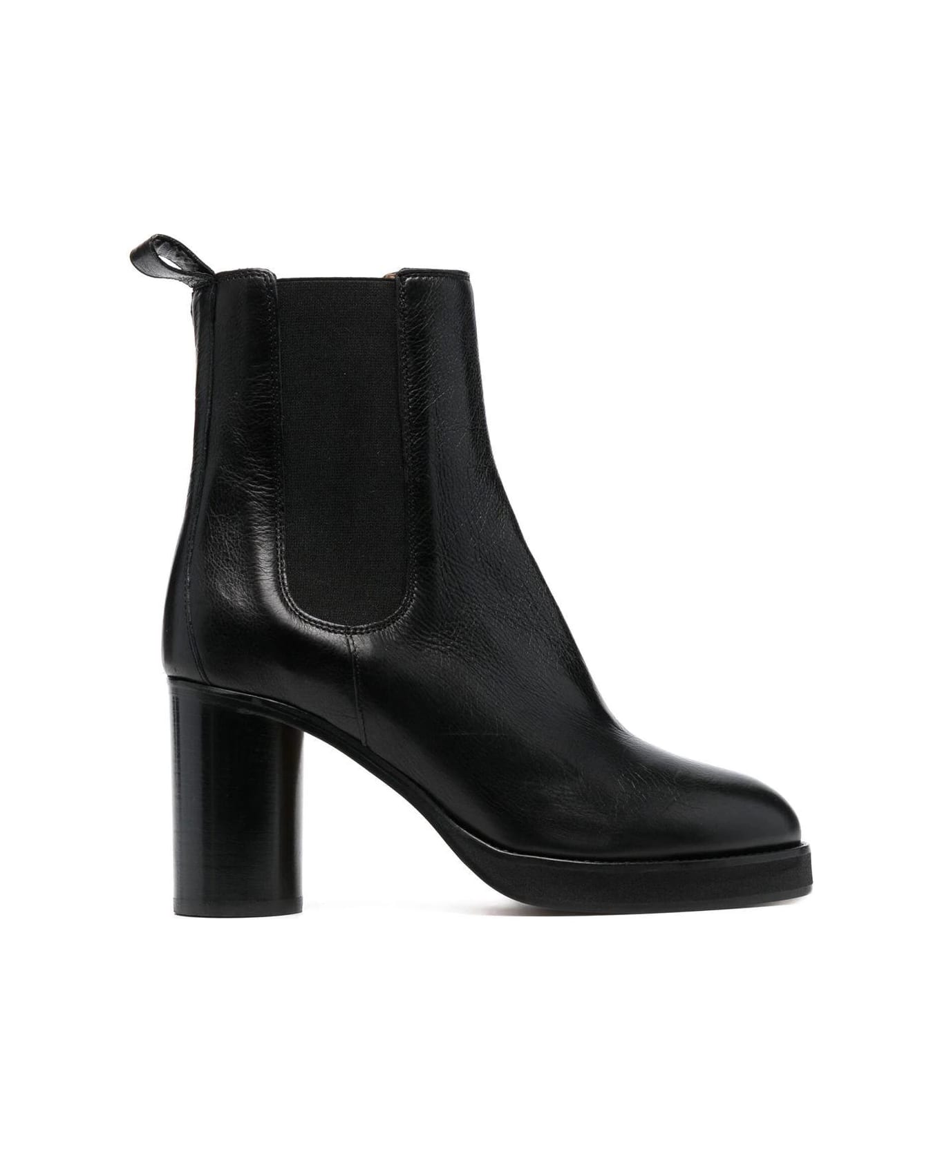 Isabel Marant 90mm Leather Ankle Boots - Black