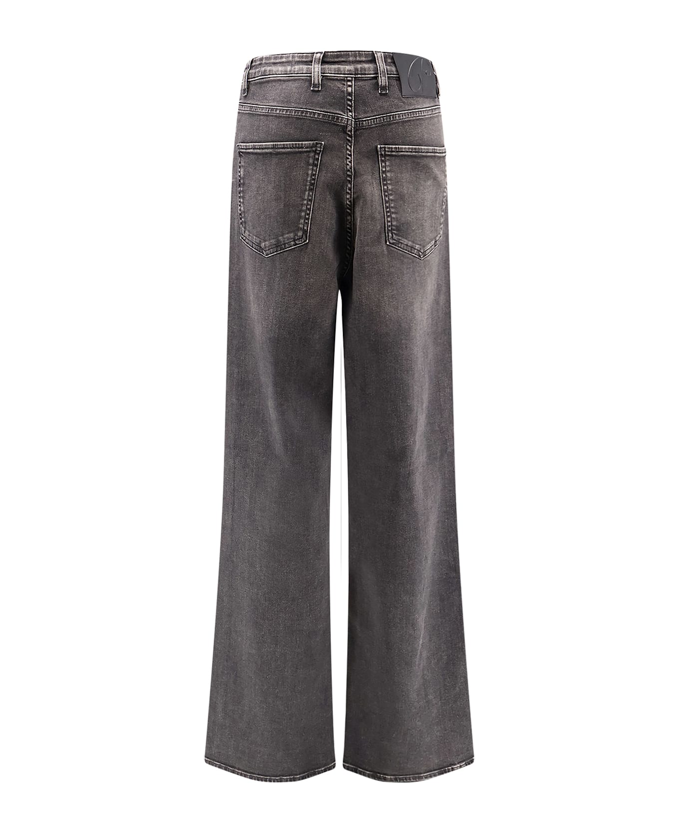 Pence Black Denim Jeans - Lavagrey