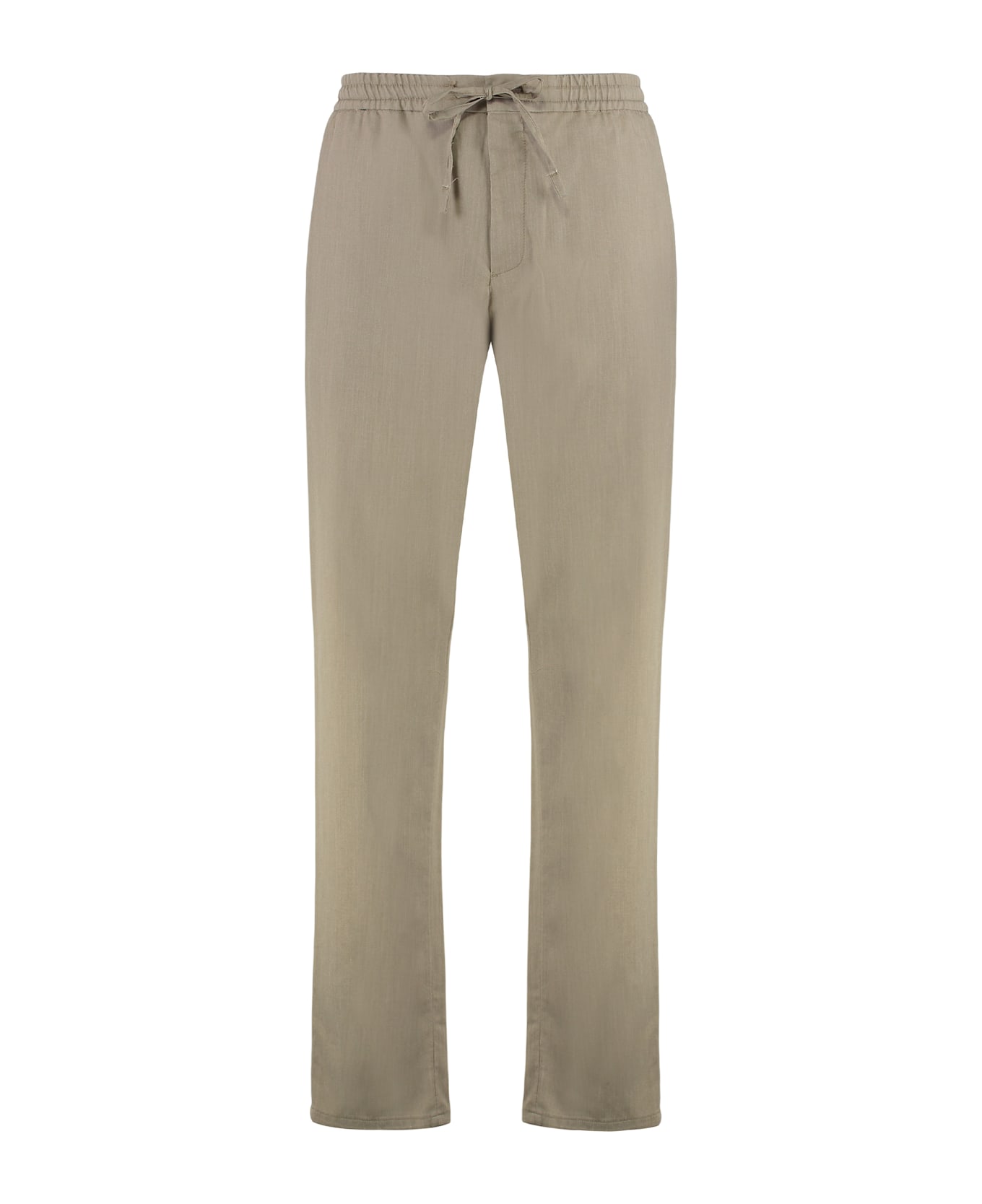 Canali Wool Blend Trousers - Beige ボトムス
