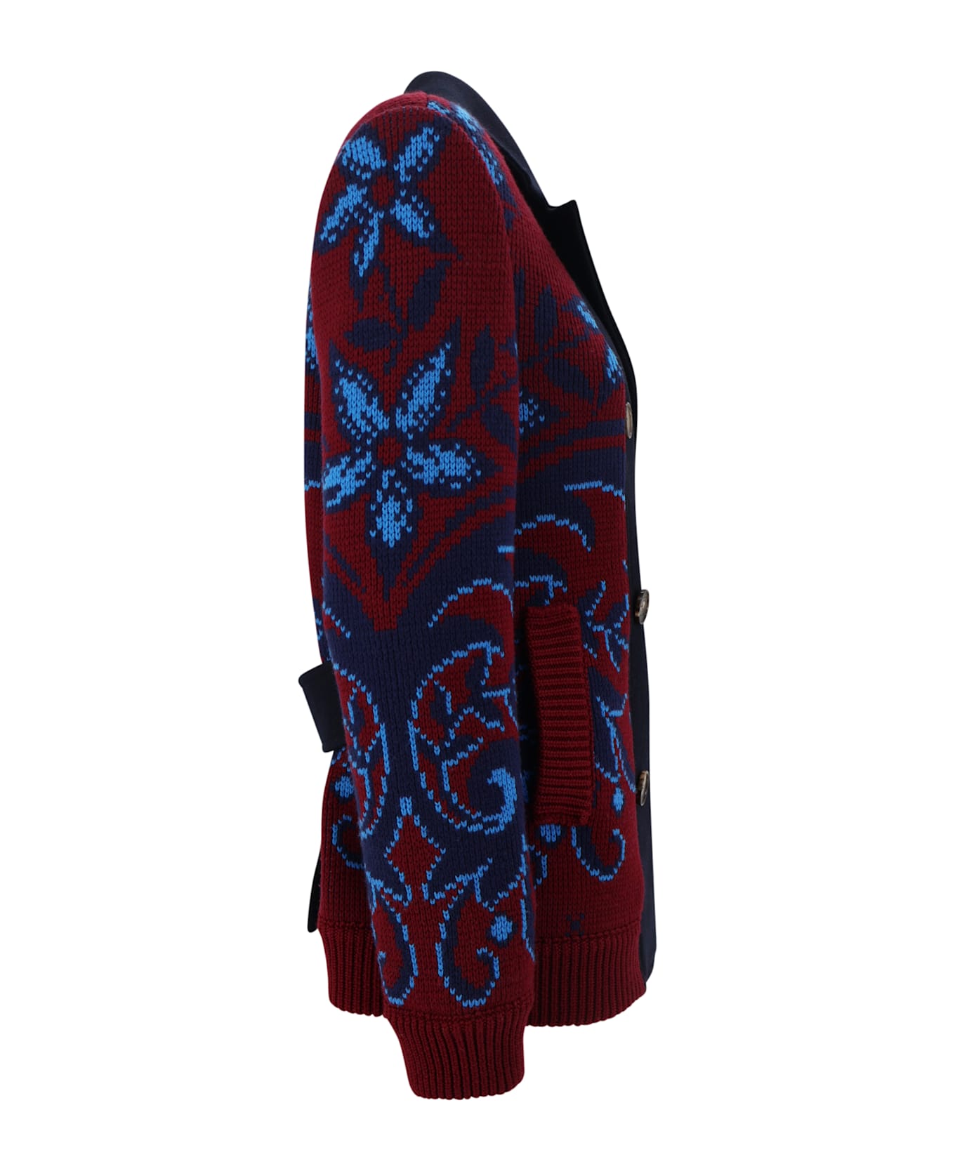 Etro Short Coat Paisley Print