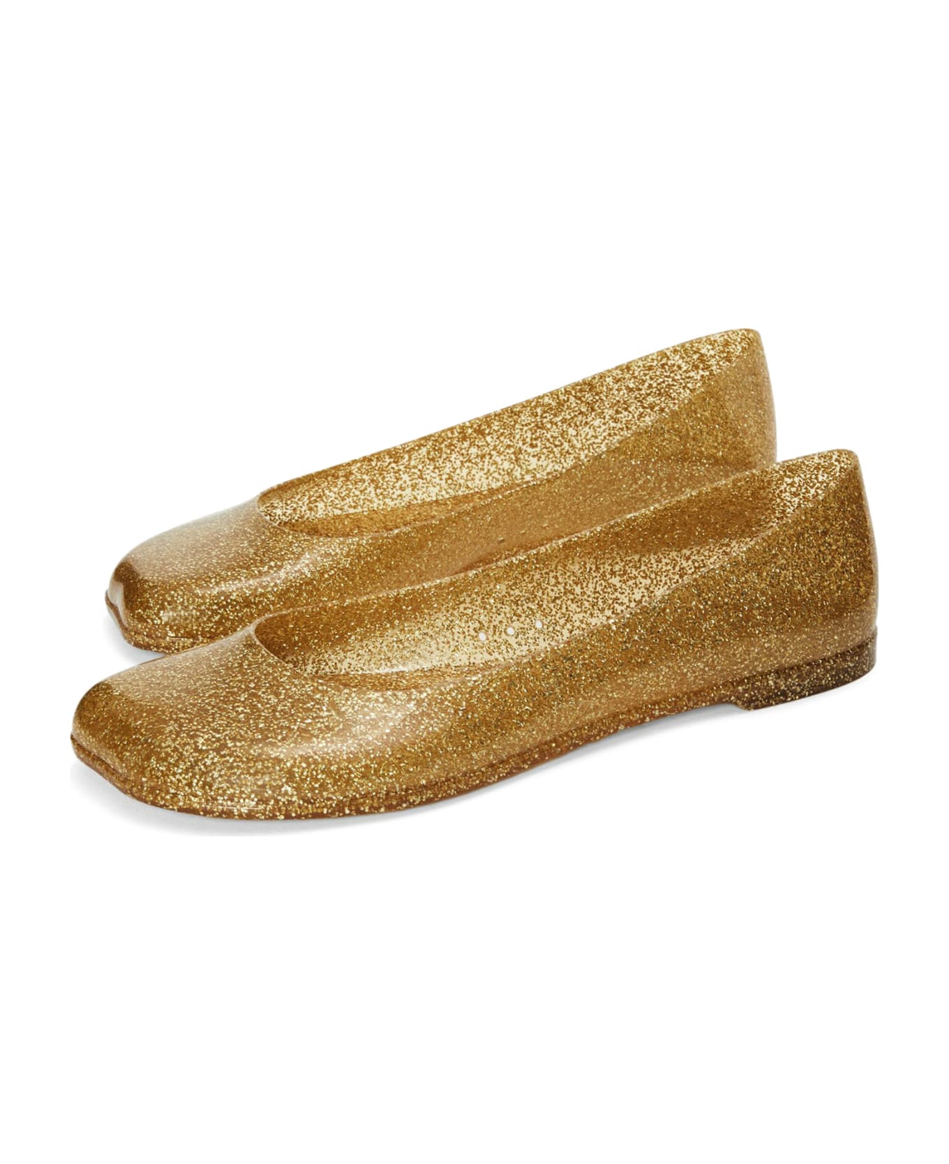 Loewe 'loewe Toy' Capsule Paula's Ibiza Ballet Flats - Transparent Gold