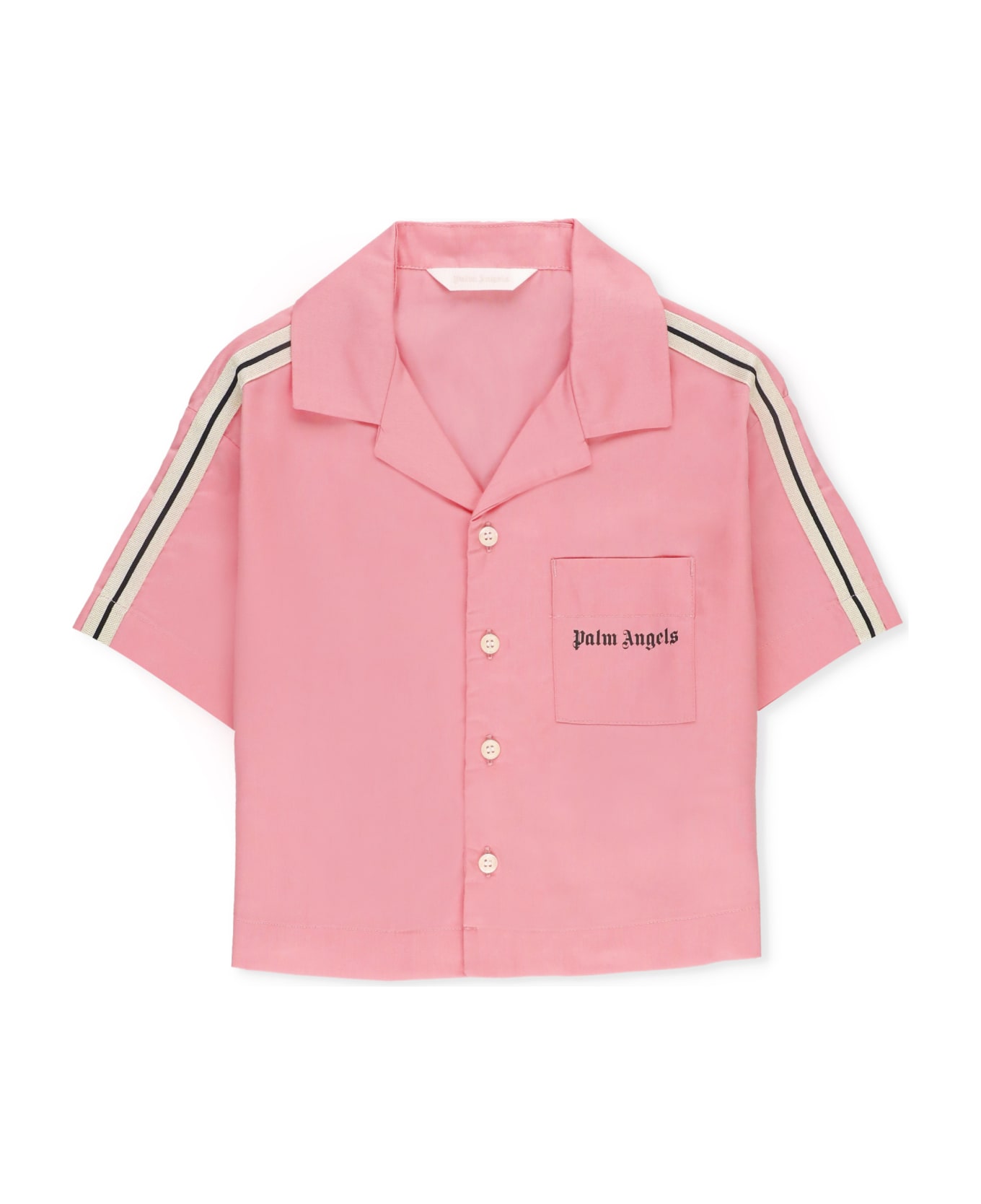 Palm Angels Shirt With Logo - Pink