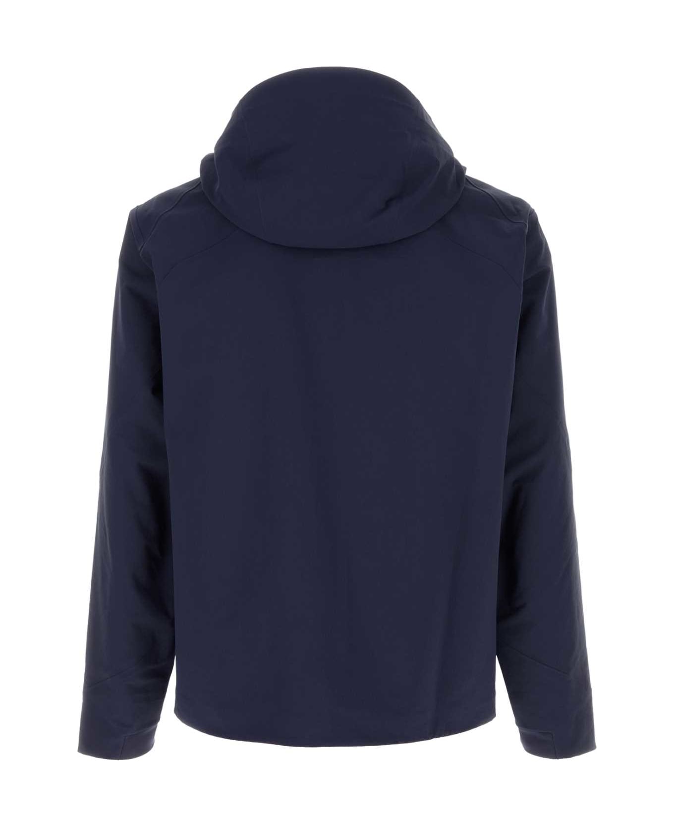 Arc
teryx Veilance Blue Nylon Blend Isogon Windbreaker - PASSPORT