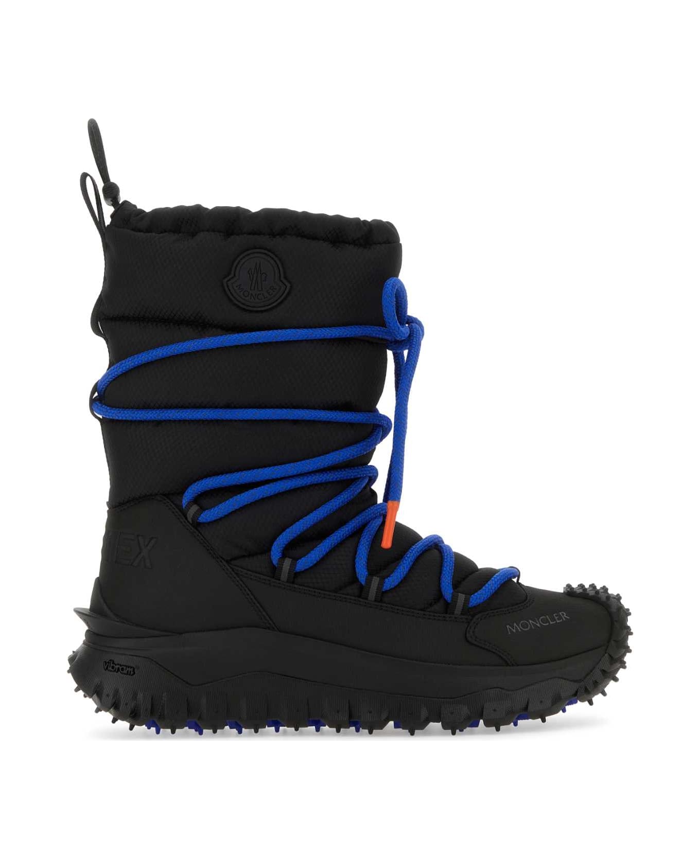 Moncler Black Polyester And Nylon Trailgrip Aprã¨s Boots - 999 ブーツ