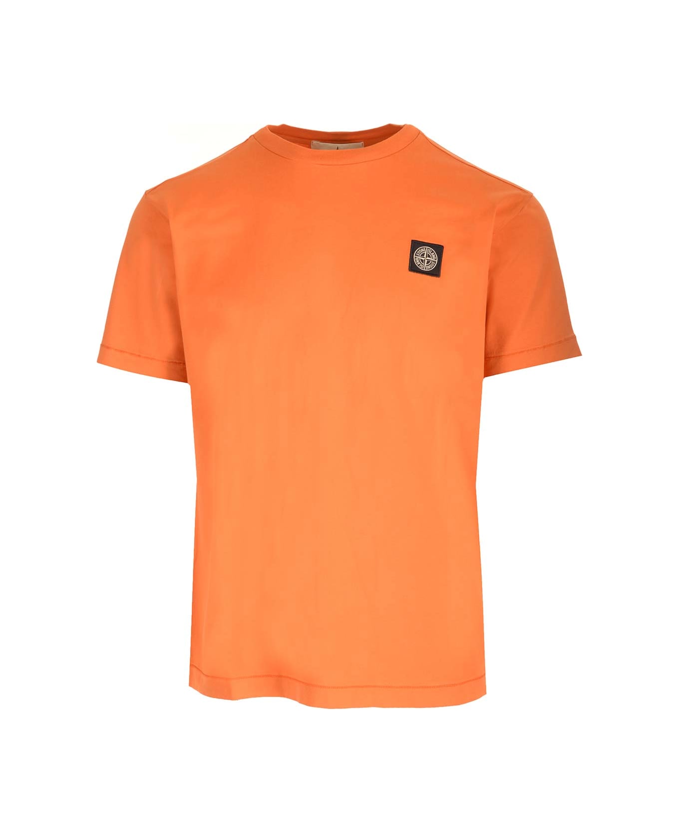 Stone Island Classic Fit T-shirt - Arancione