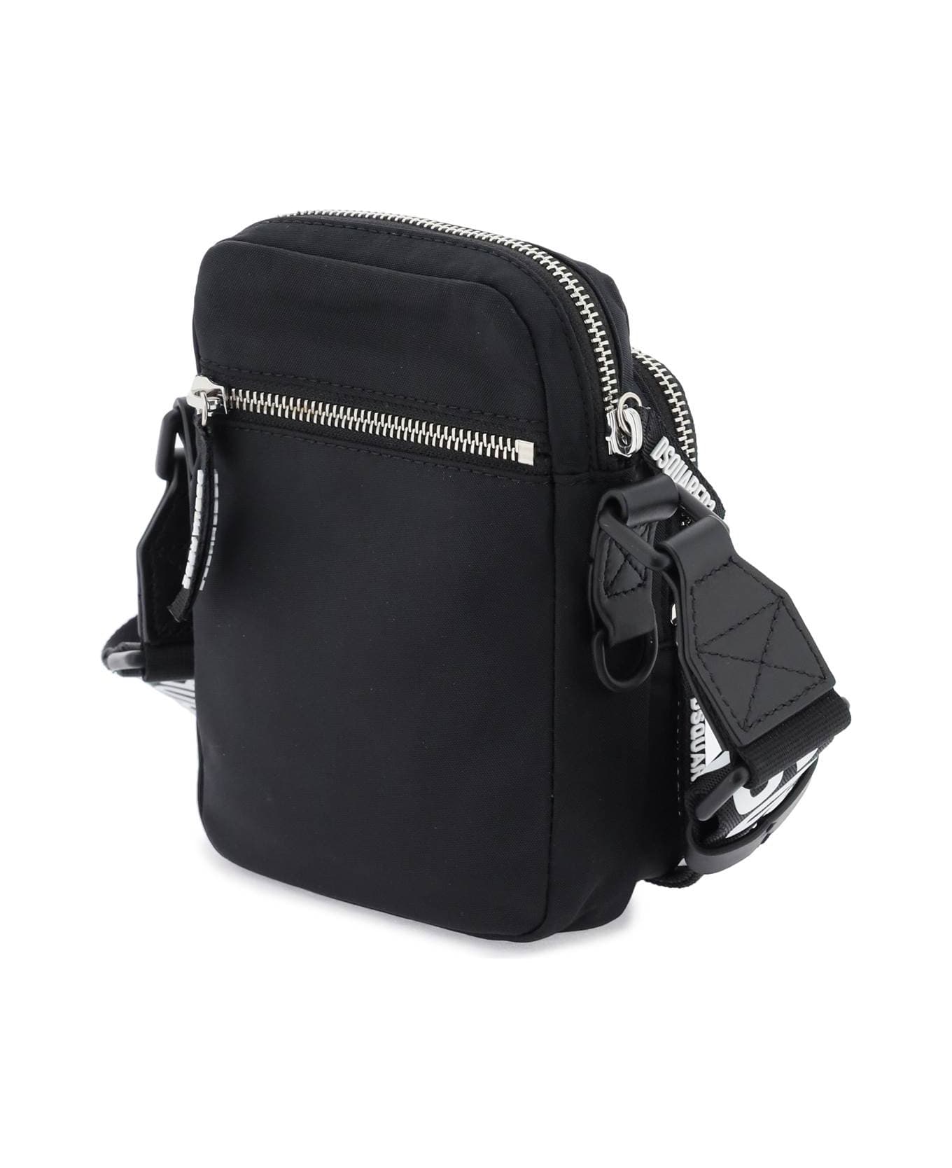 誕生日プレゼント Dsquared2 Logo Embossed Top Zip Crossbody Bag | italist パーツ