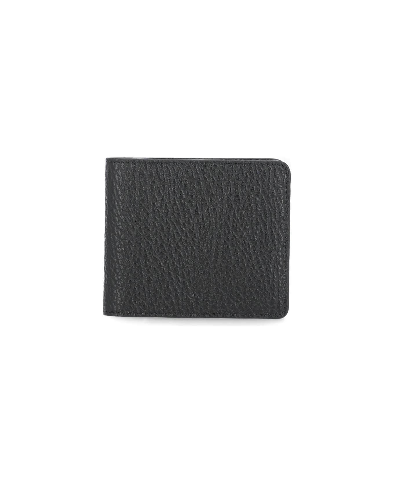 Maison Margiela Black 'four Stitches' Wallet - Black 財布