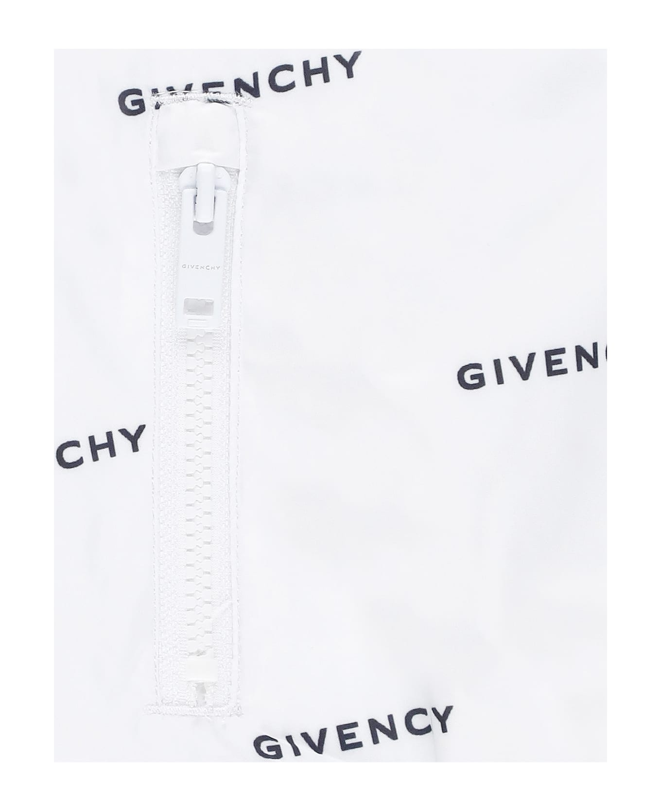 Givenchy Jacket With Logo - White コート＆ジャケット