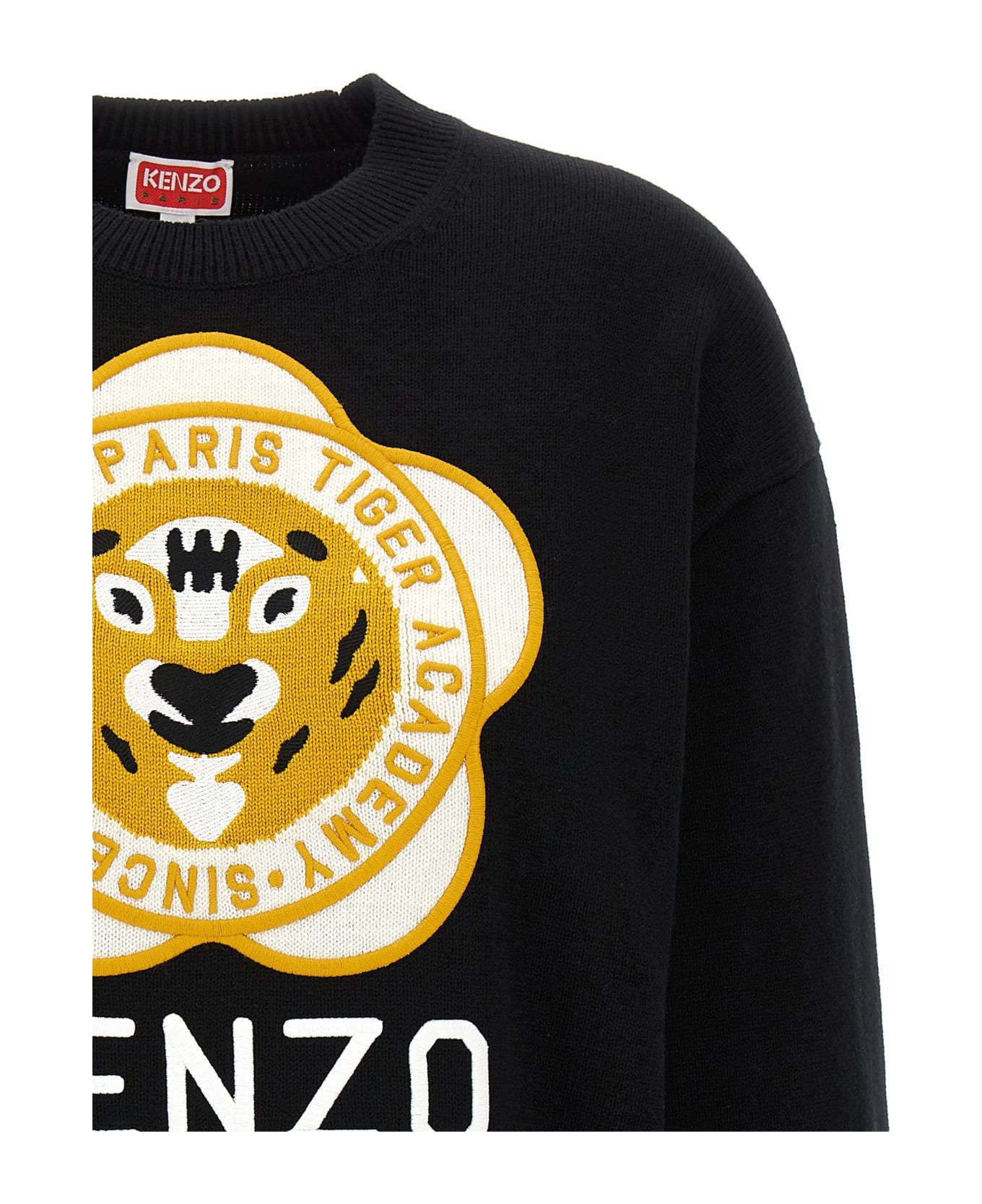 Kenzo Tiger Academy Sweater - BLACK