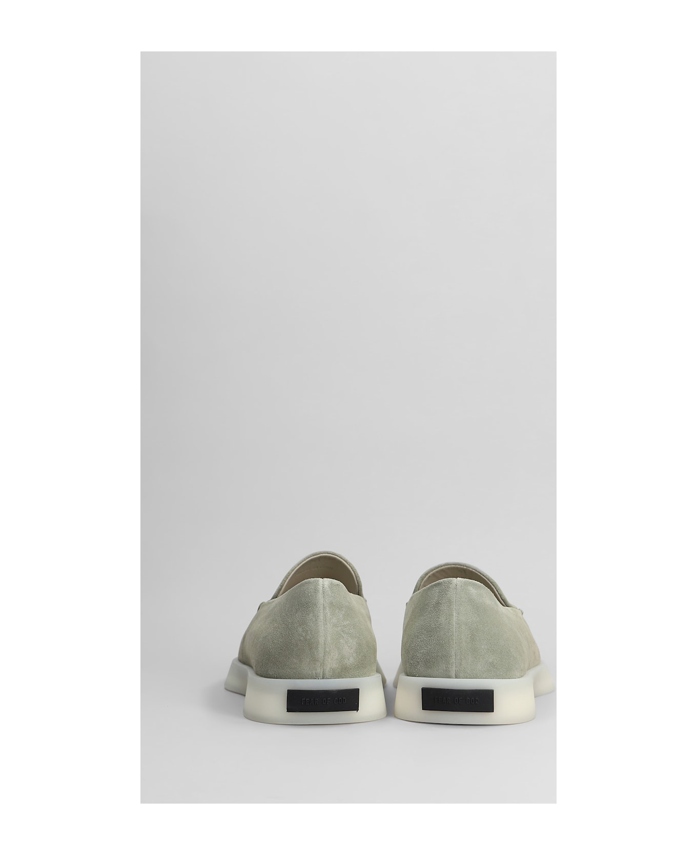 Fear of God Loafer Loafers In Grey Suede - grey