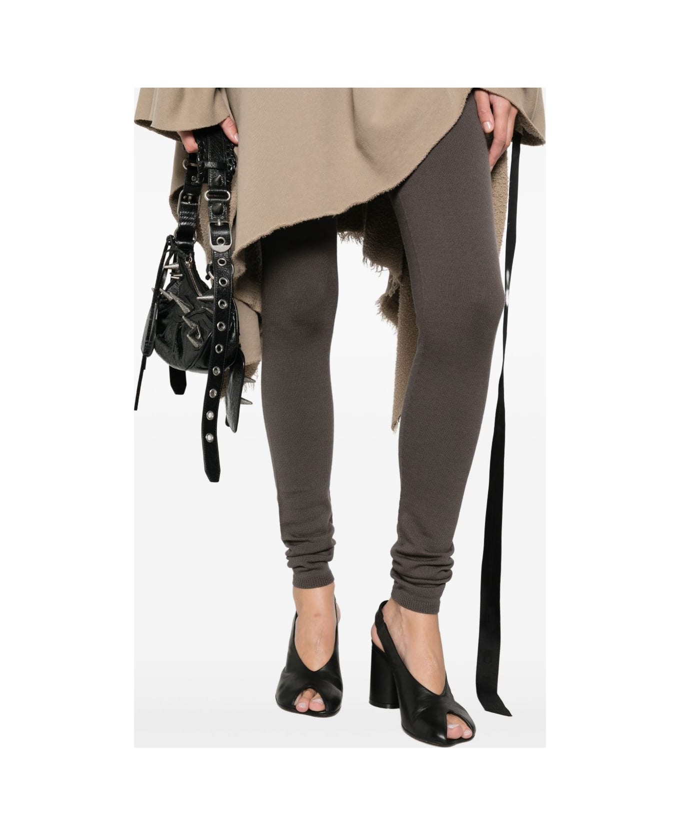 Rick Owens Knitted Leggings - Grey