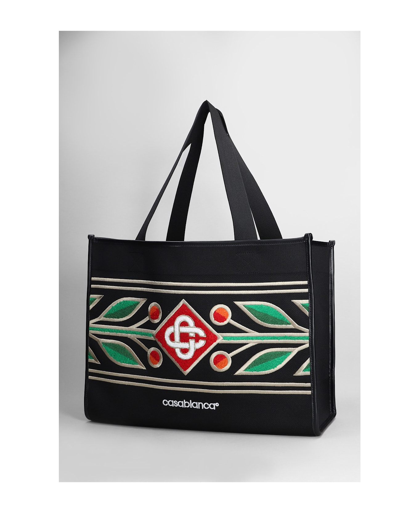 Casablanca Tote In Black Polyester - black