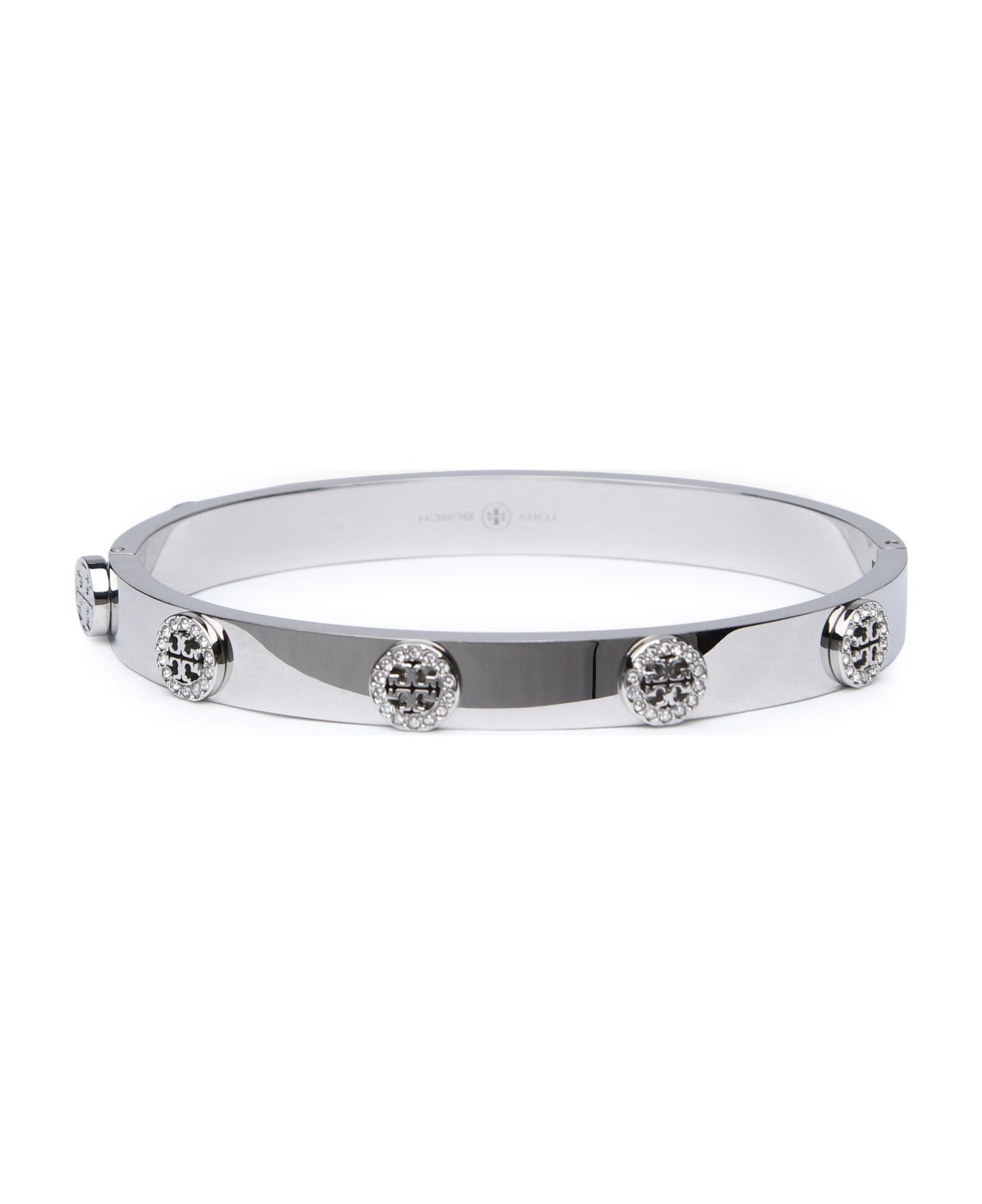 Tory Burch Miller Stud Pave Bracelet - Silver ブレスレット