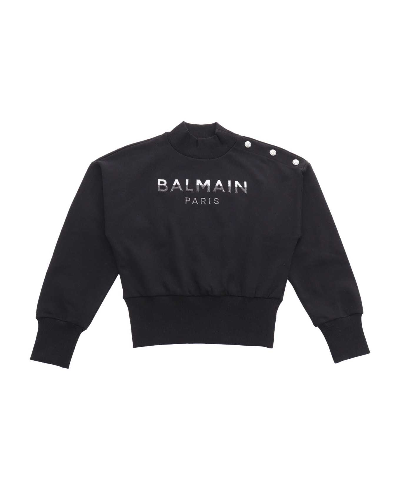 Balmain Sweatshirt - BLACK