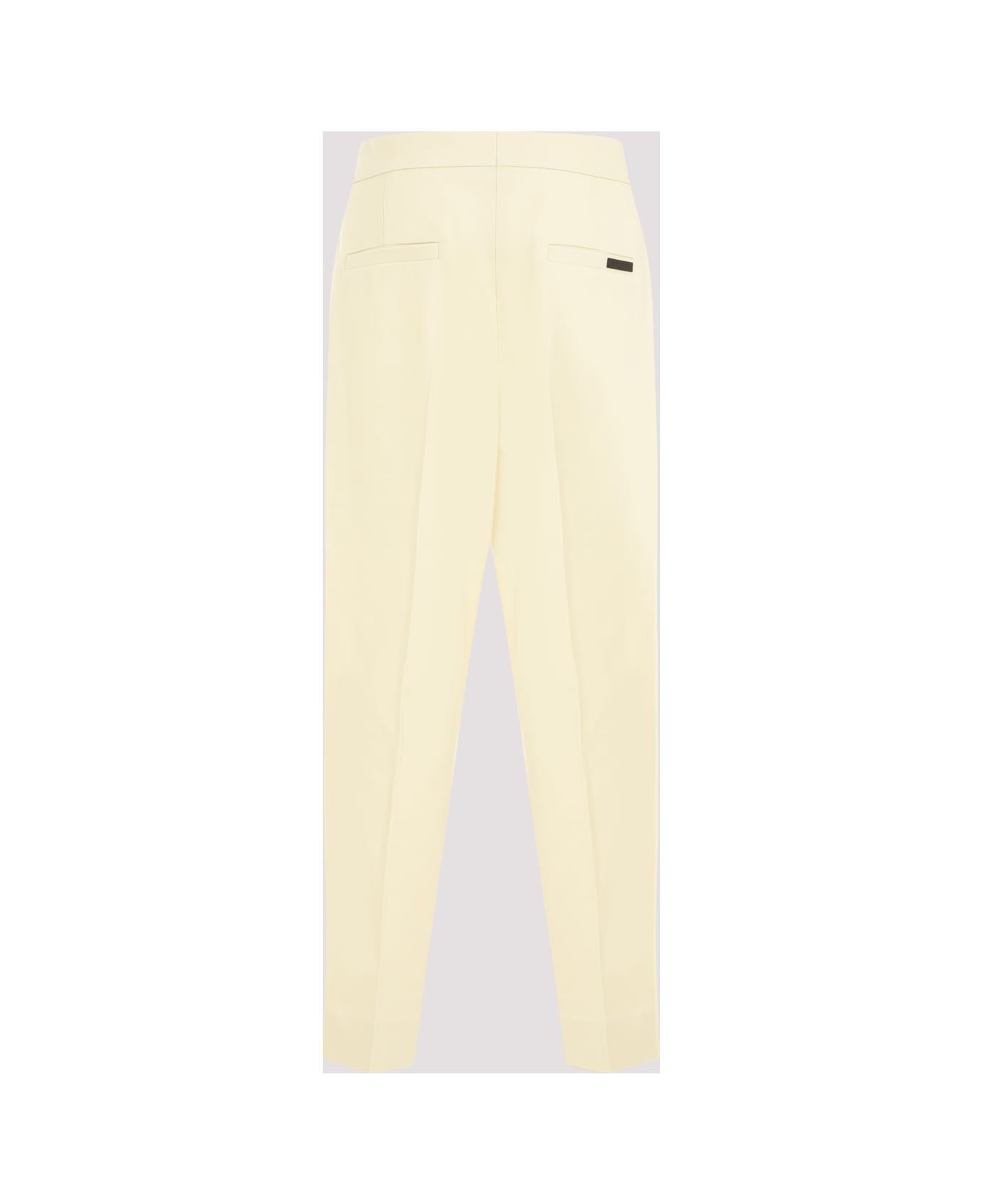 Fear of God Single Pleat Tapered Trousers - Lemon Cream