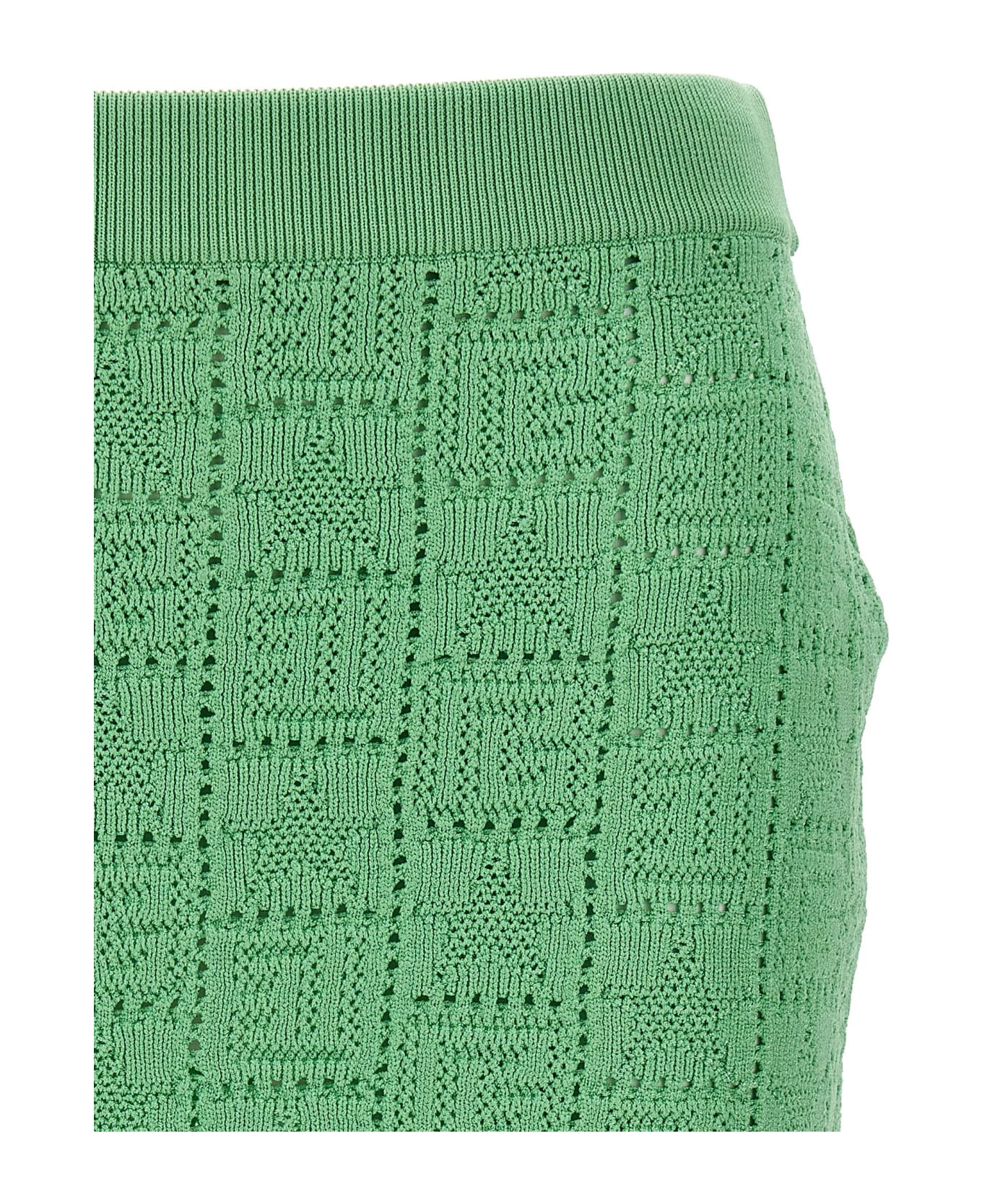 Balmain 'monogramma' Skirt - Green